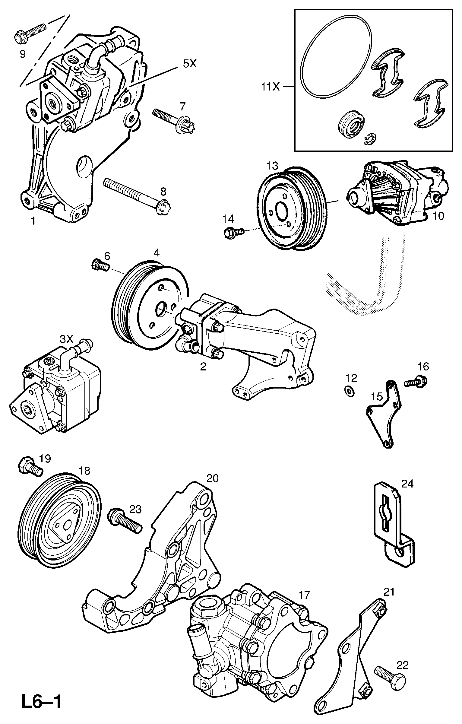 PSA 9 48 051 - Pompa hidraulica, sistem de directie allinparts.ro