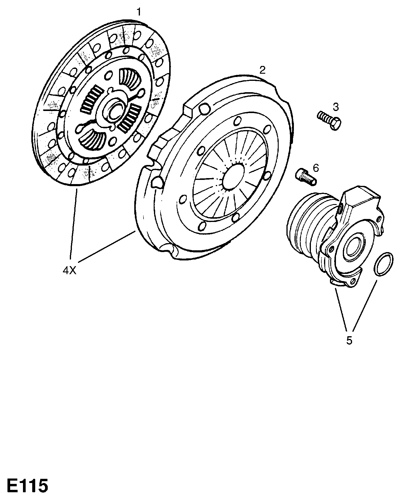 GM 664101 - Disc ambreiaj allinparts.ro