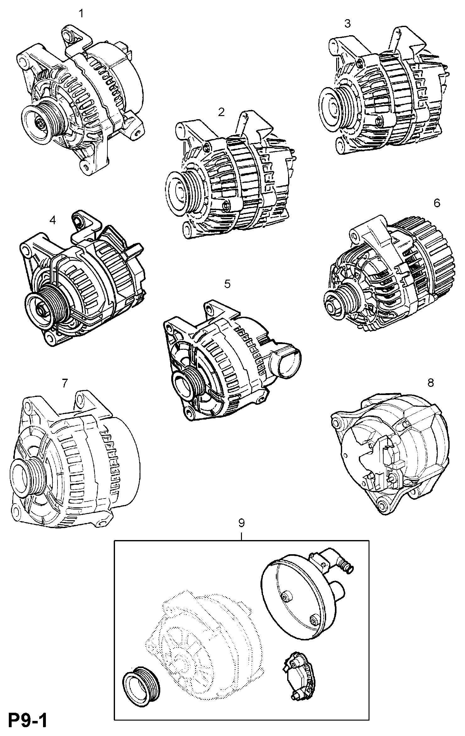 PSA 62 04 160 - Generator / Alternator allinparts.ro
