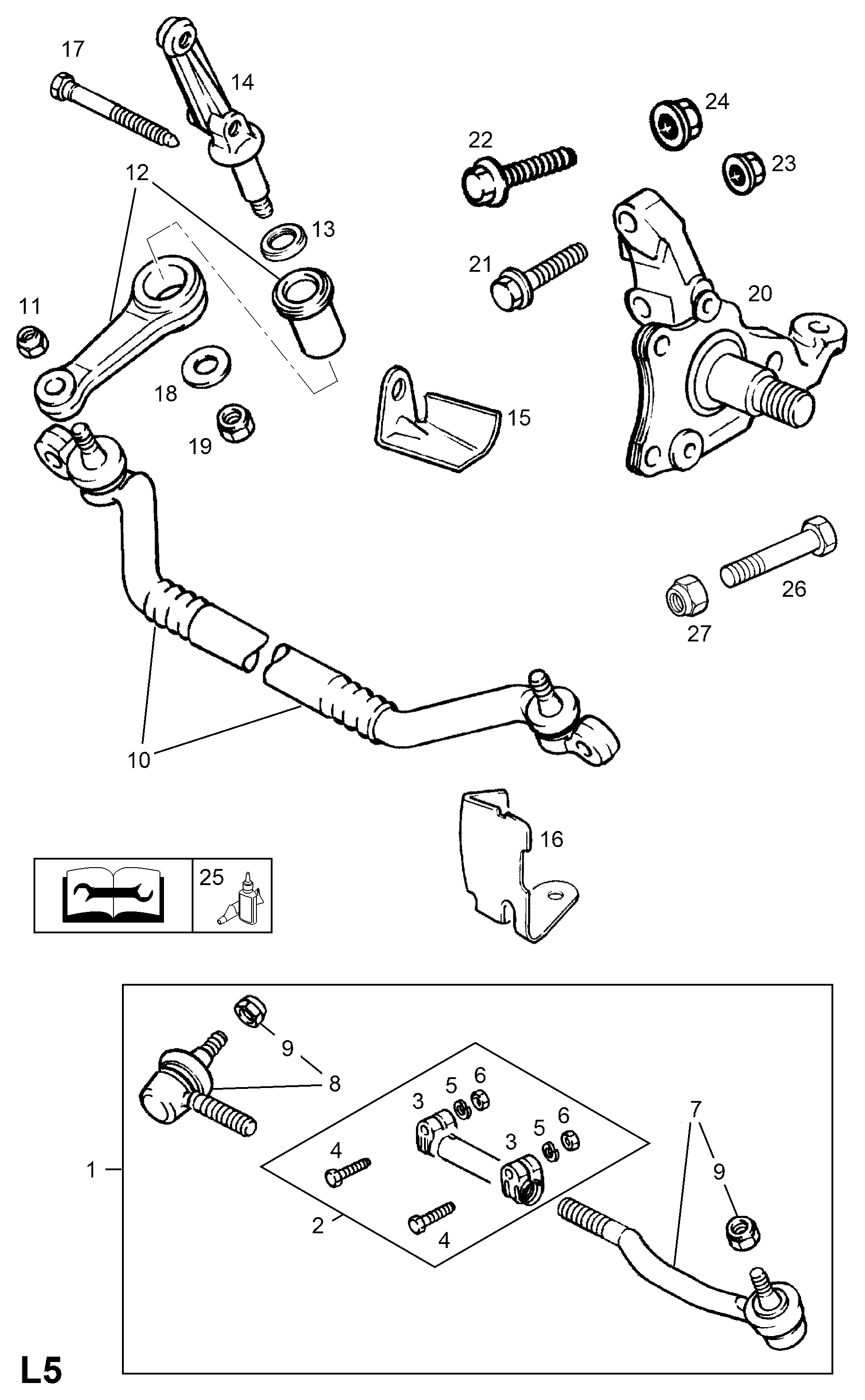 GM 322160 - Articulatie axiala, cap de bara allinparts.ro