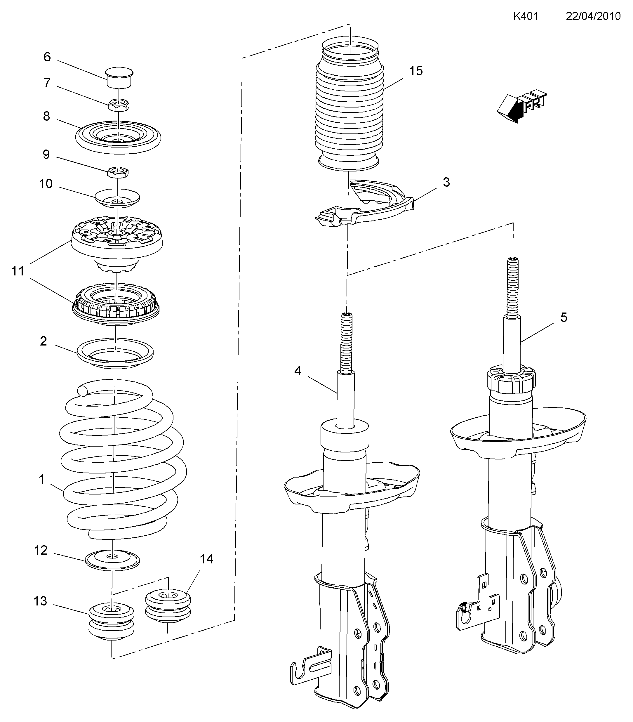 PSA 3 44 787 - Amortizor allinparts.ro