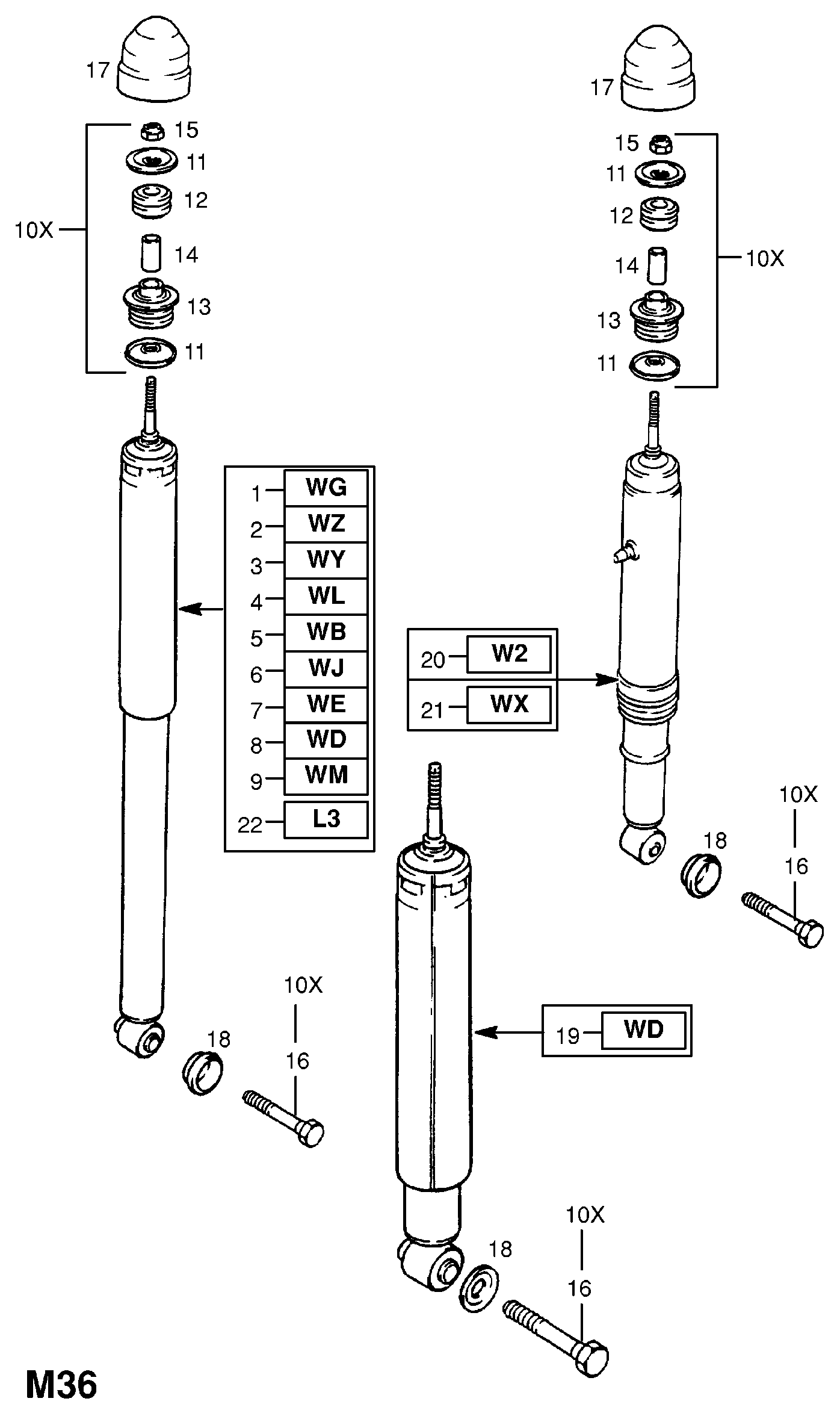 GM 436165 - Amortizor allinparts.ro