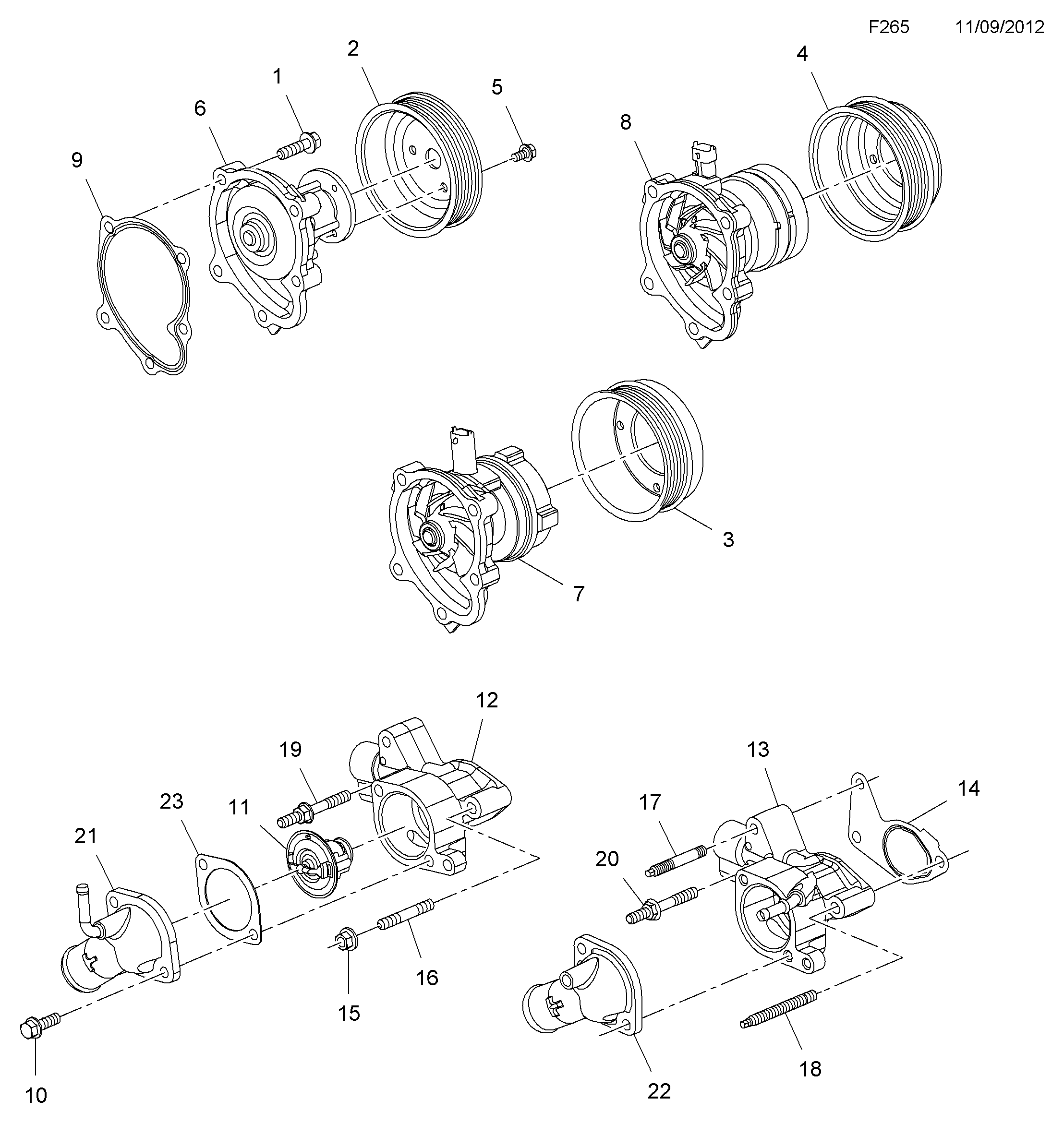 FORD 1338276 - Termostat,lichid racire allinparts.ro