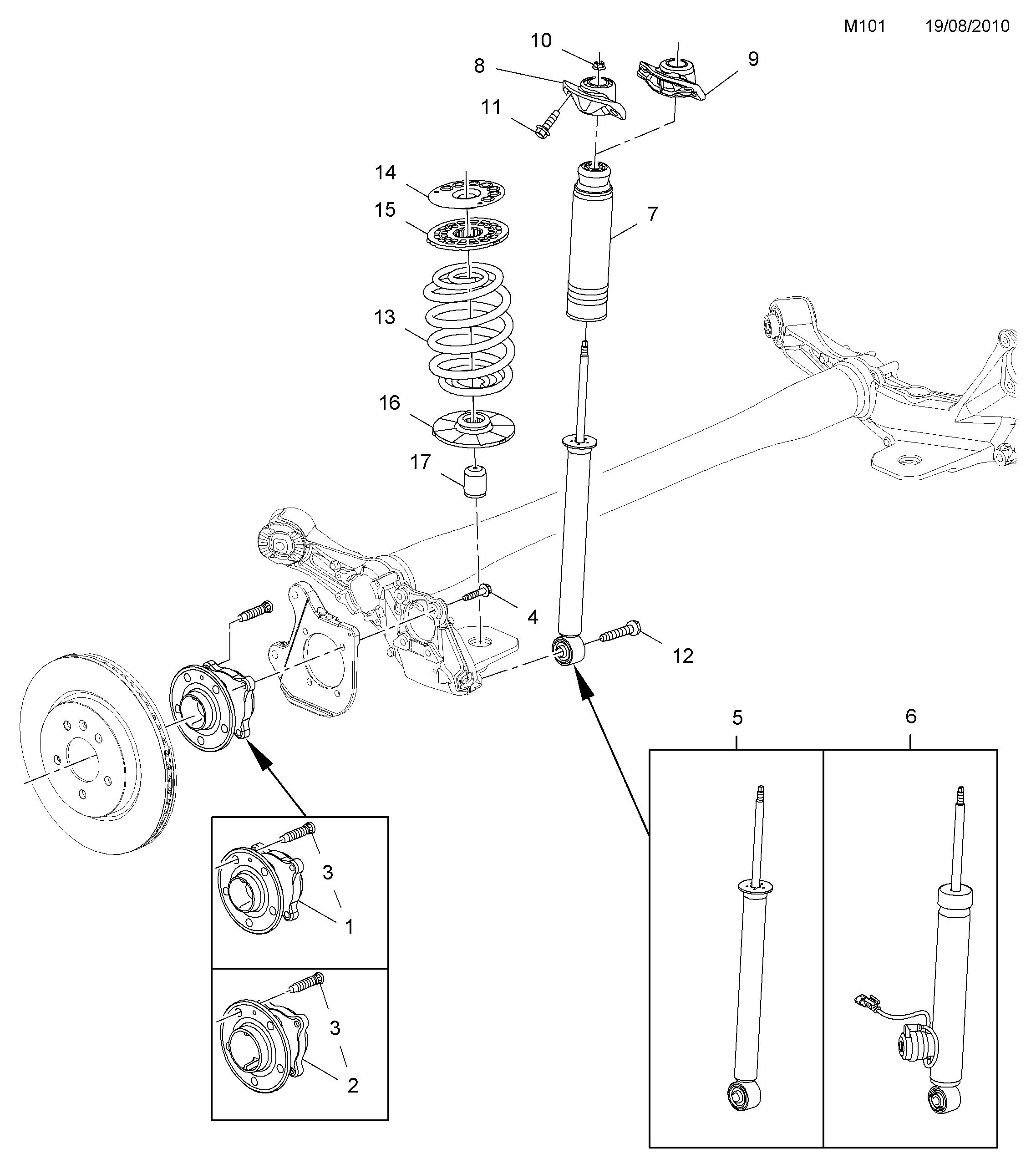 Bedford 436534 - Amortizor allinparts.ro