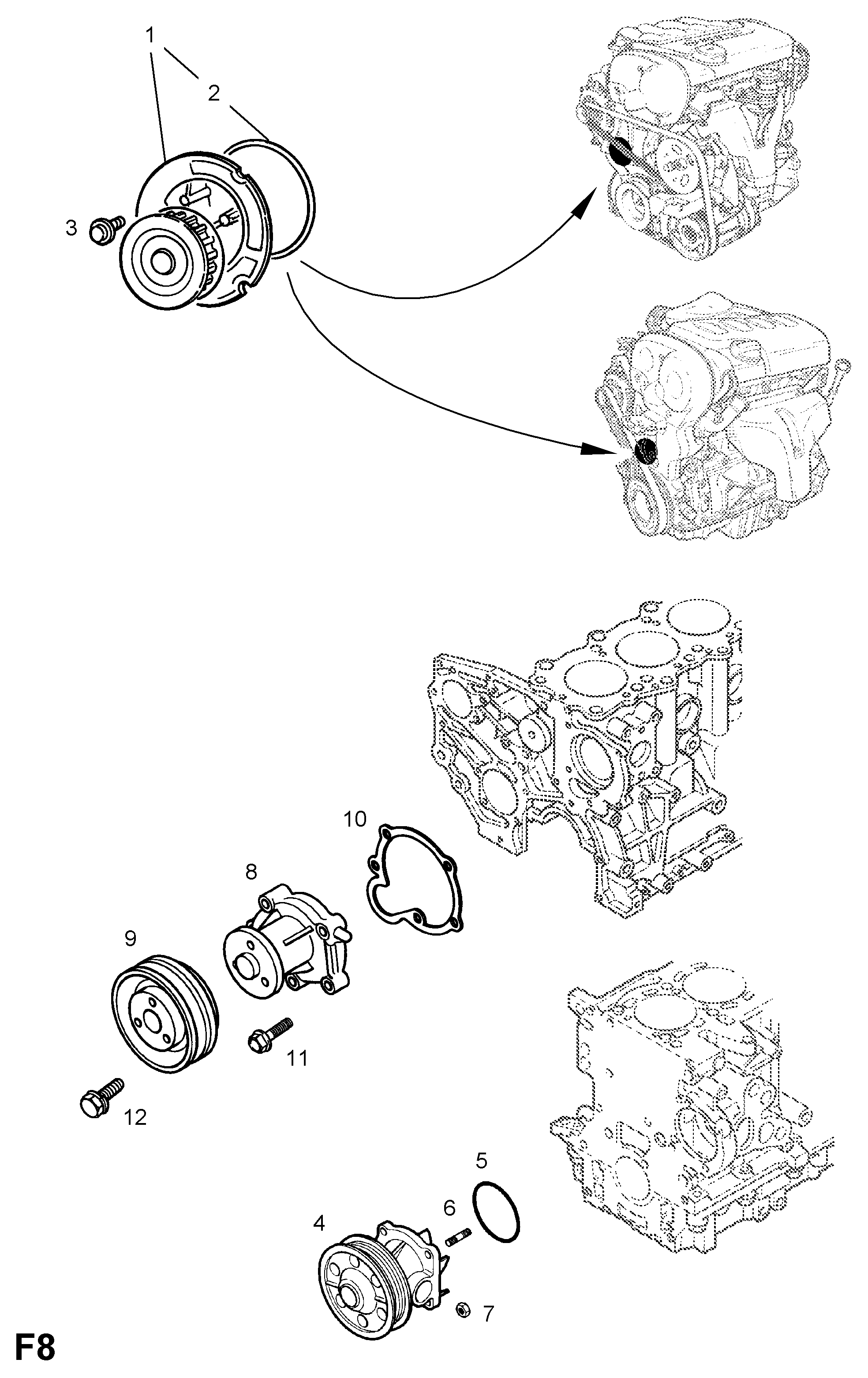 PSA 63 34 035 - Pompa apa allinparts.ro