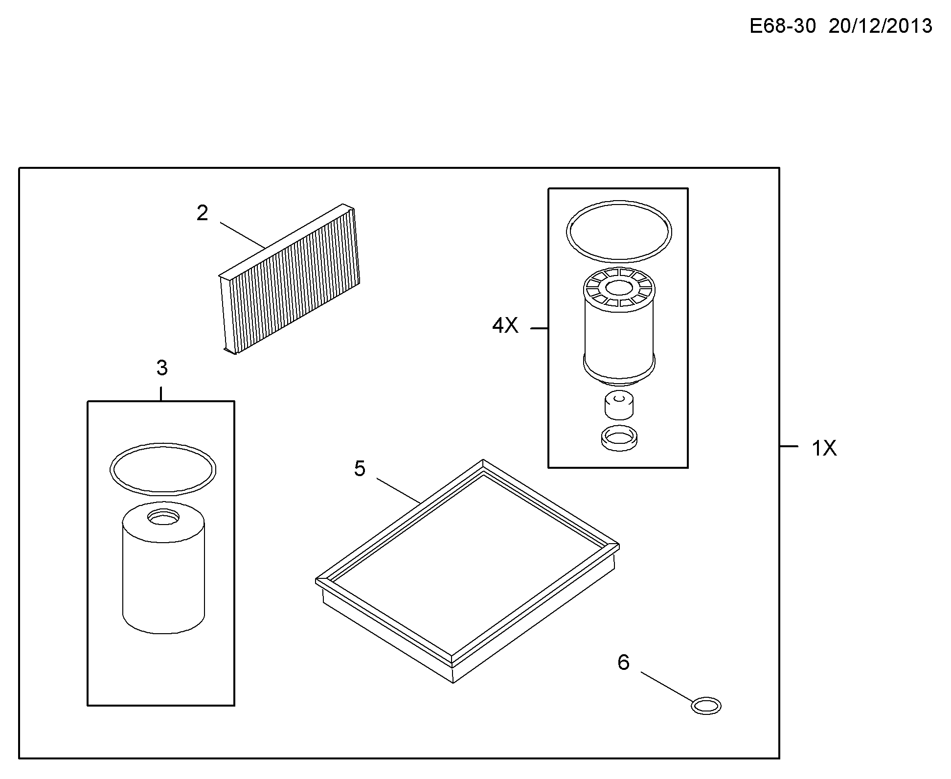 PSA 5834070 - Filtru aer allinparts.ro