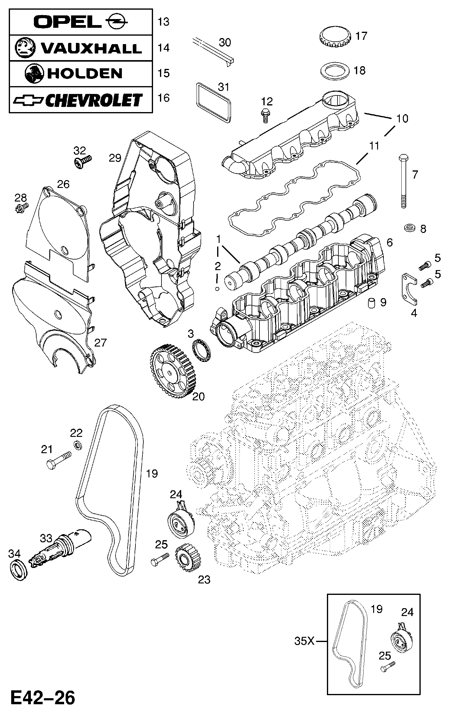 PSA 16 06 369 - Set curea de distributie allinparts.ro
