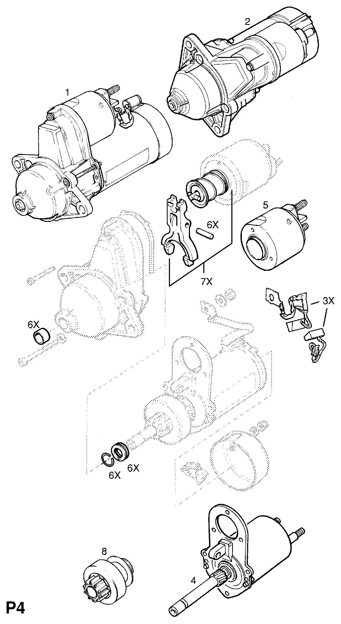 PSA 12 02 142 - Starter allinparts.ro