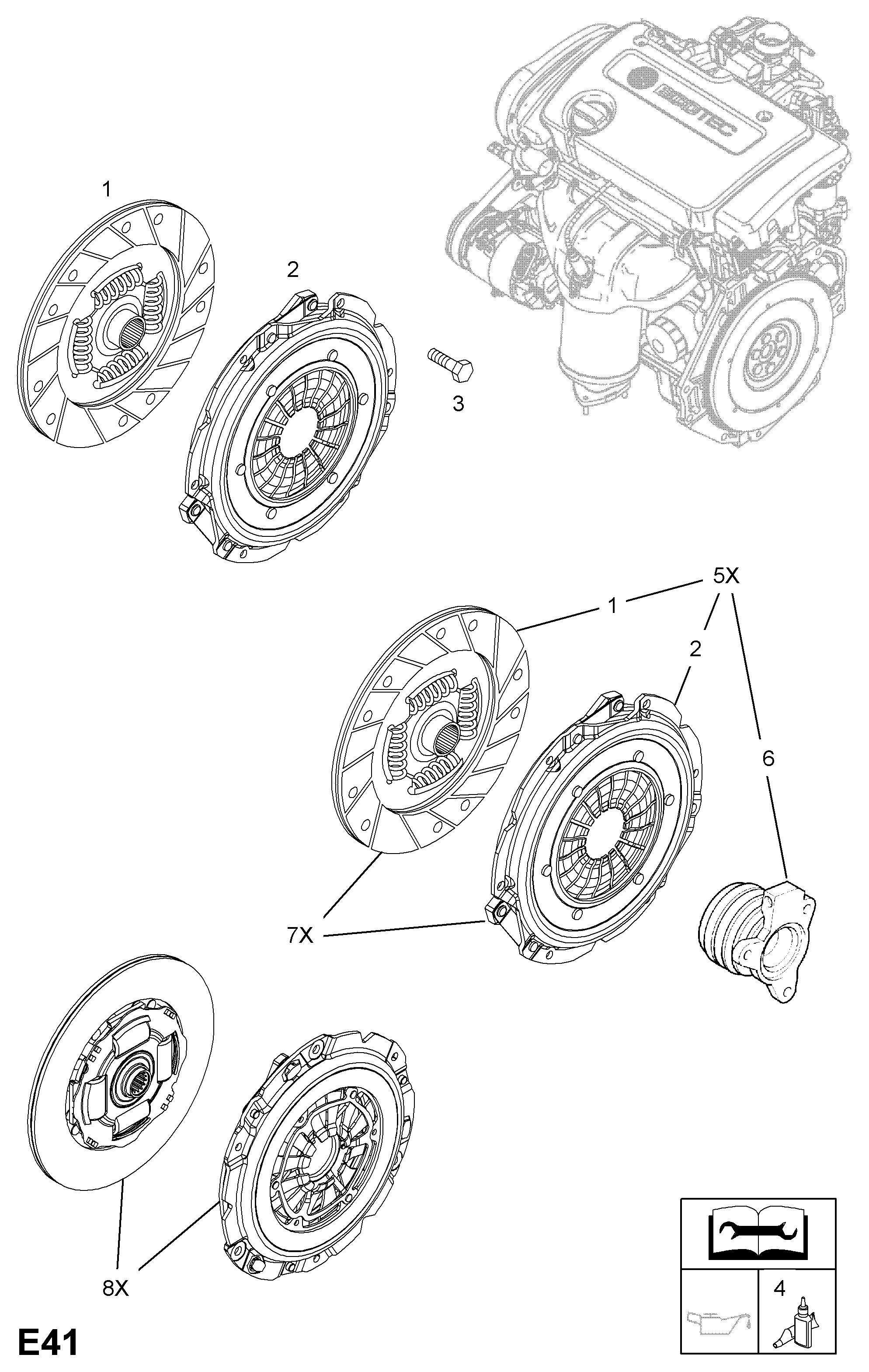 PSA 16 06 511 - Set ambreiaj allinparts.ro