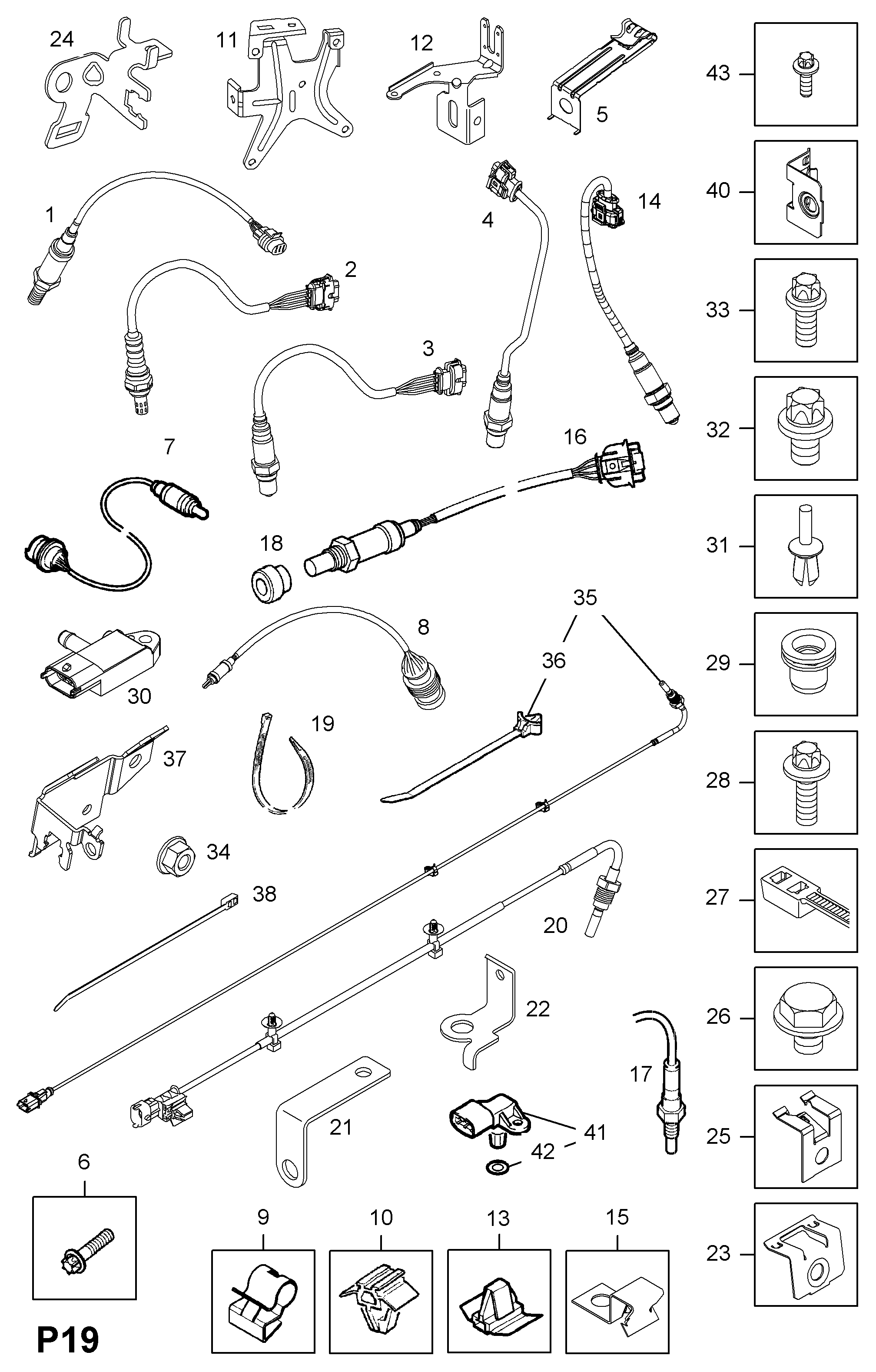 GM 855390 - Sonda Lambda allinparts.ro