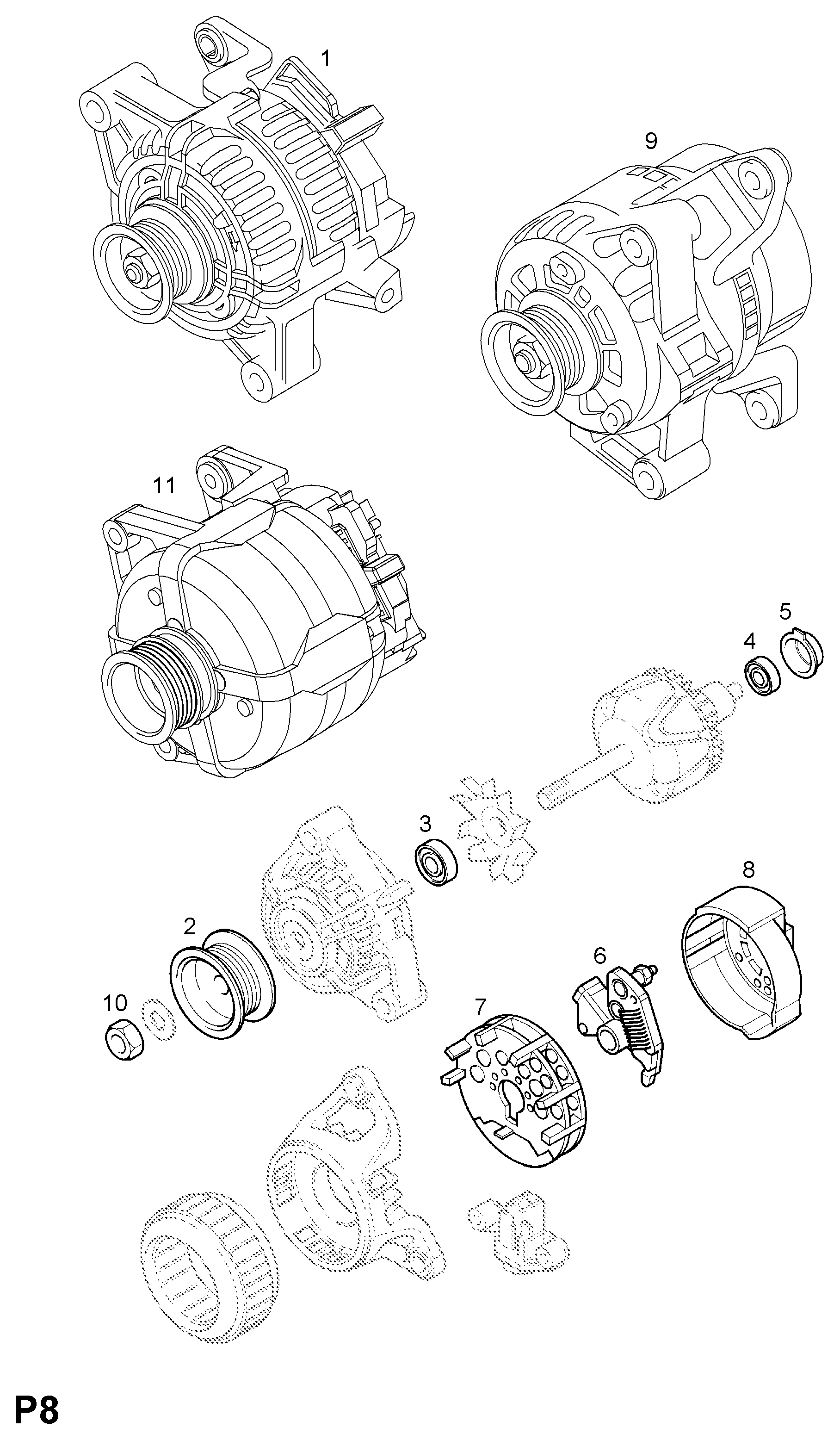 PSA 62 04 178 - Generator / Alternator allinparts.ro