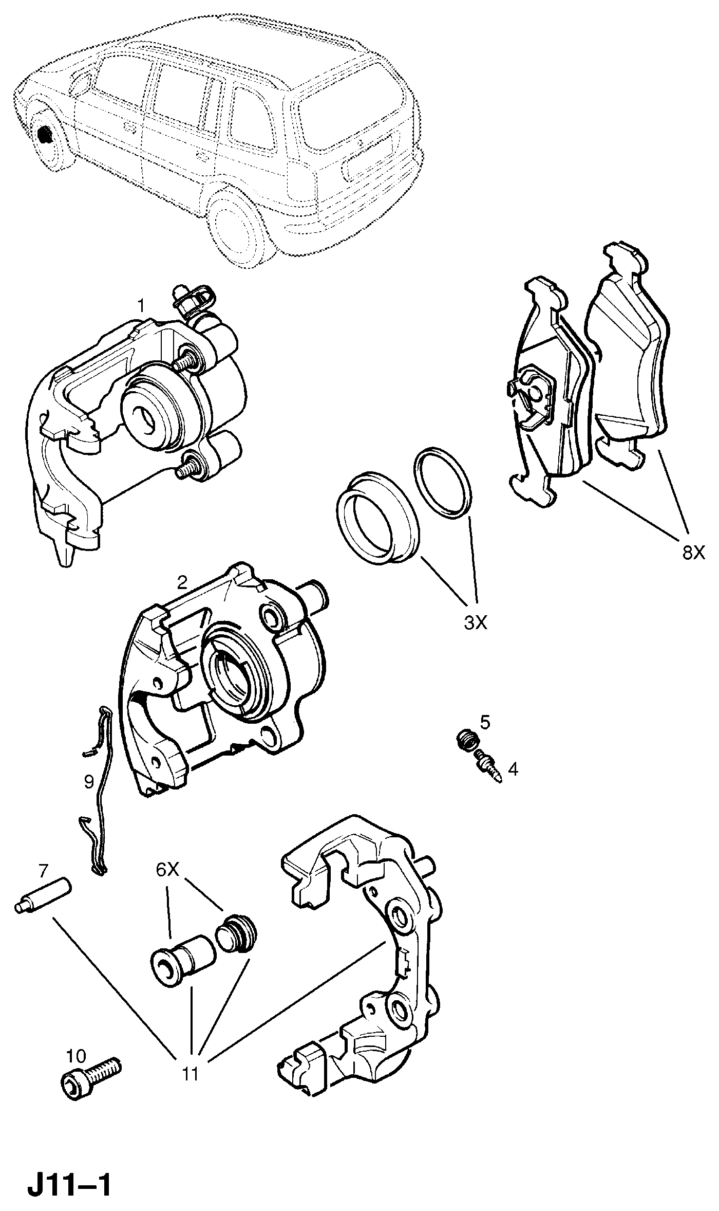PSA 542453 - Etrier frana allinparts.ro