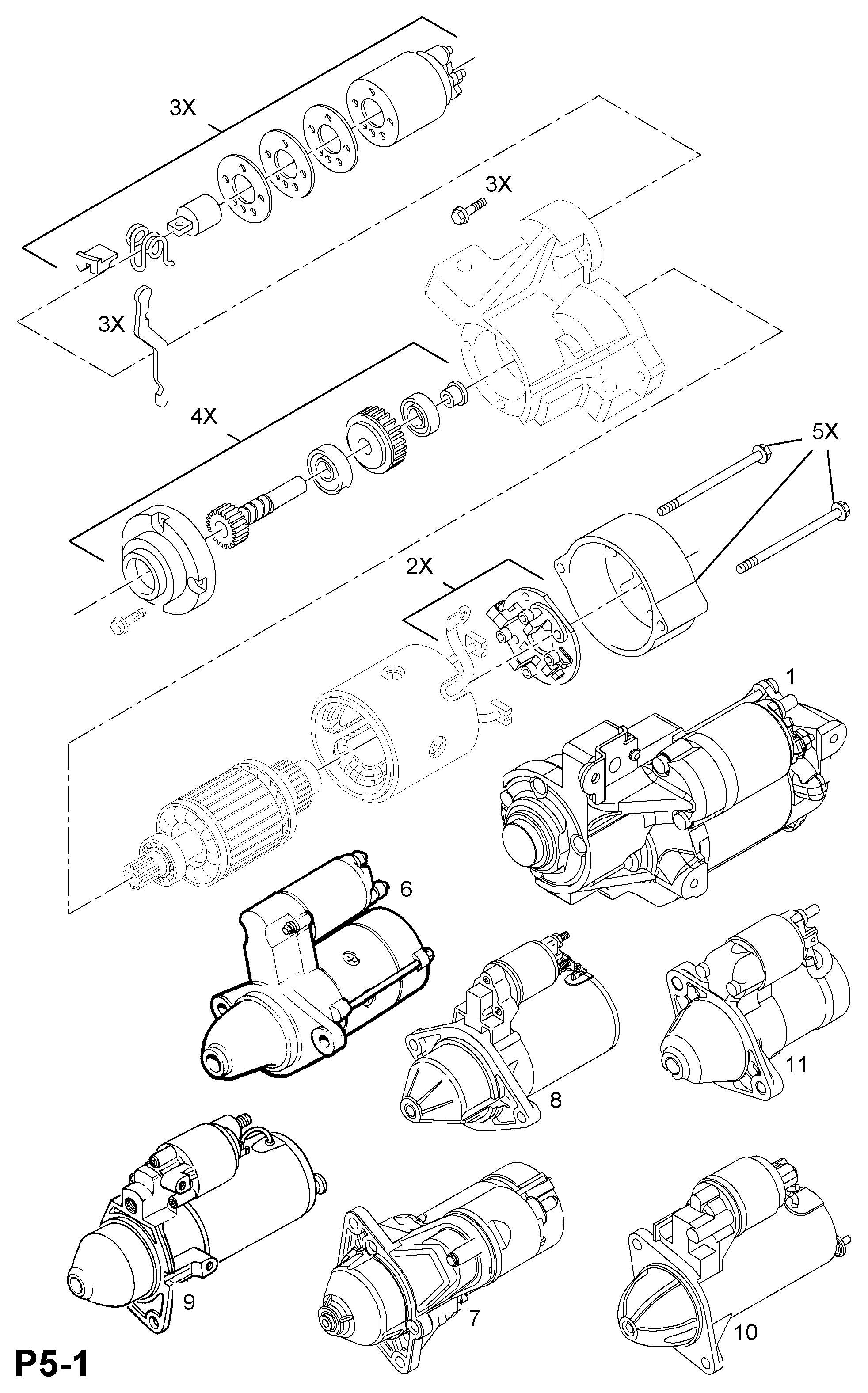 PSA 1202489 - Starter allinparts.ro