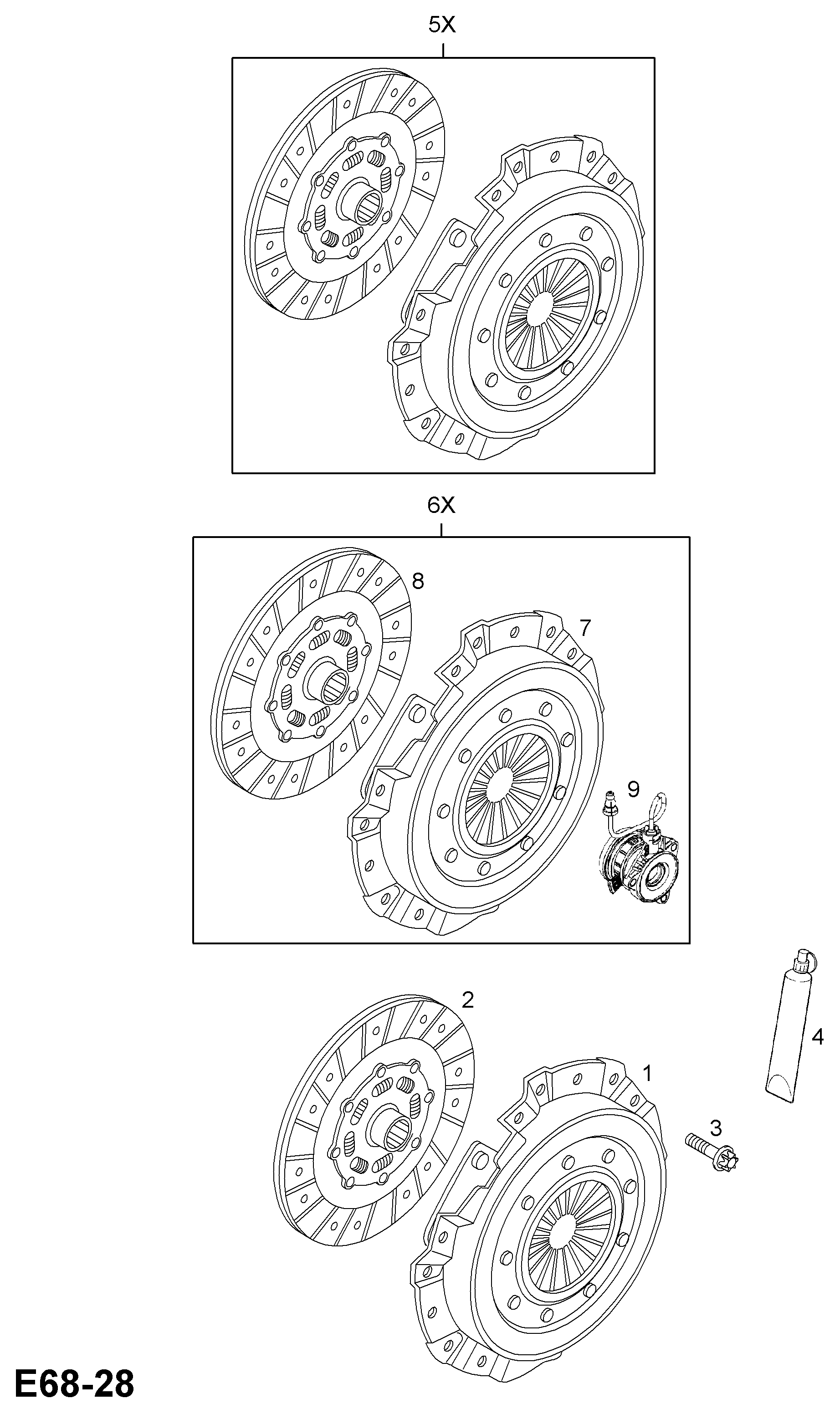 PSA 6 64 138 - Set ambreiaj allinparts.ro