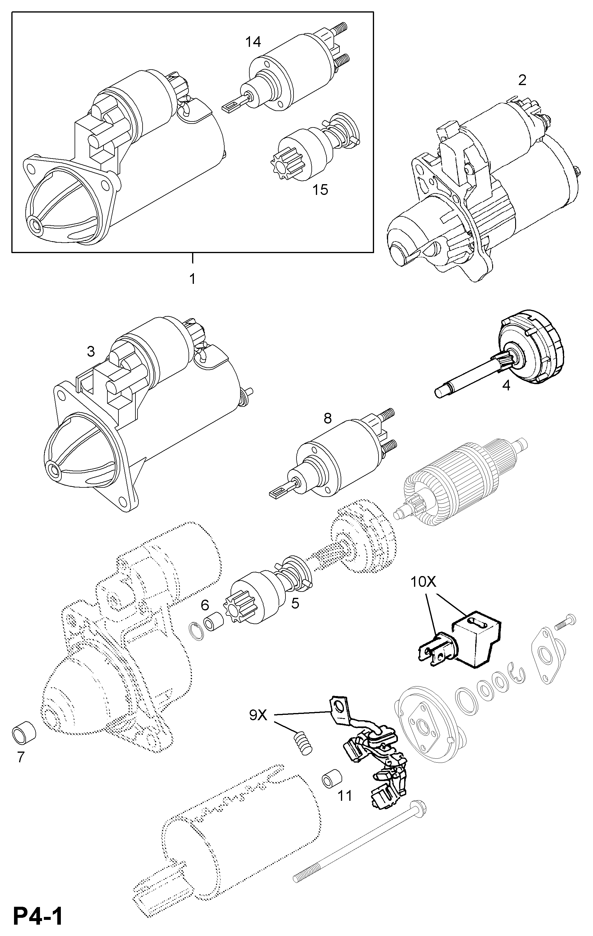 PSA 62 02 022 - Starter allinparts.ro