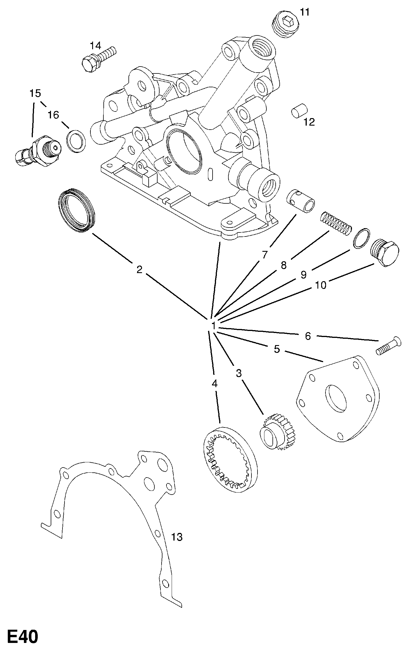 GM 1252570 - Senzor,presiune ulei allinparts.ro