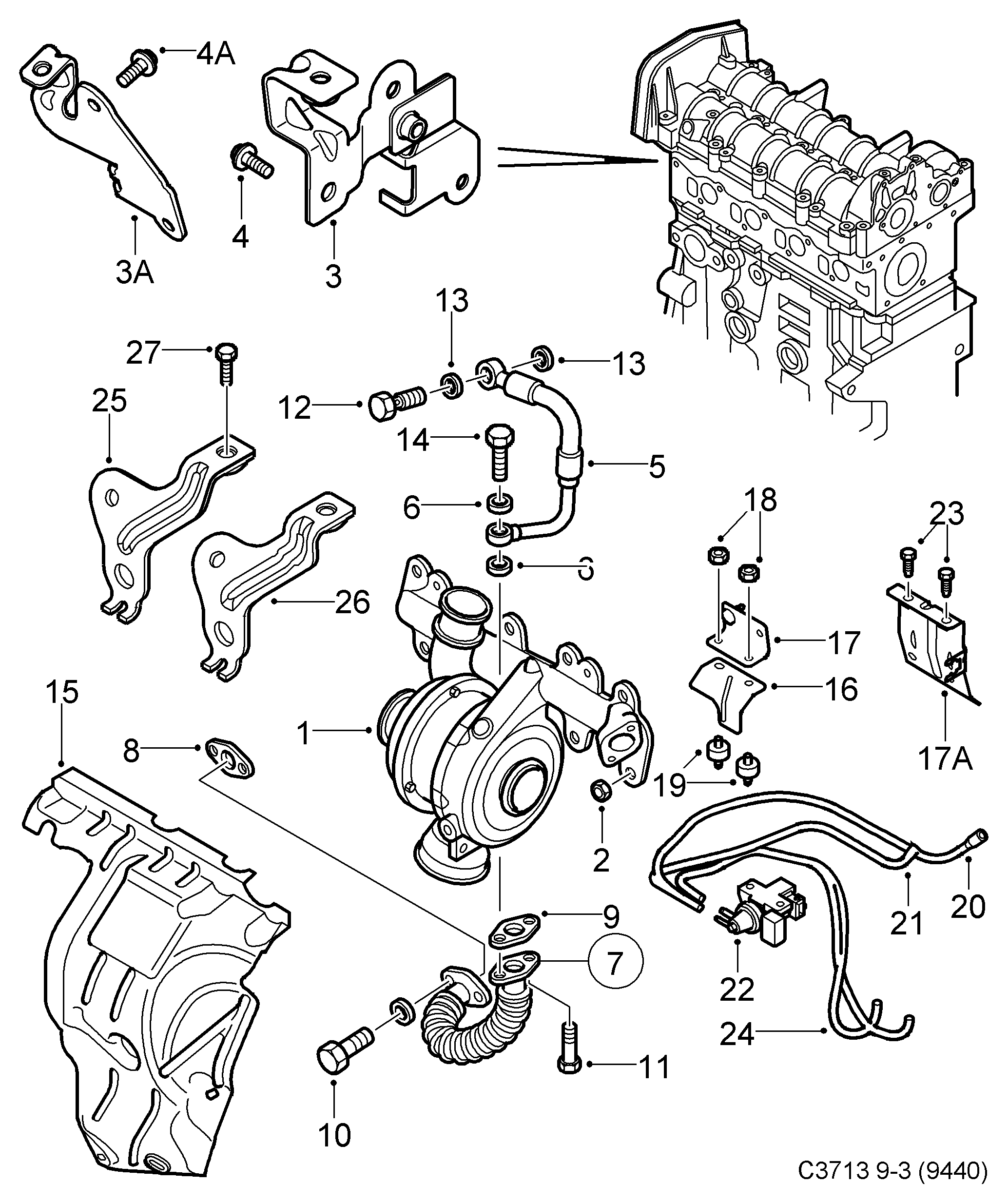IVECO 93192073 - Set montaj, turbocompresor allinparts.ro