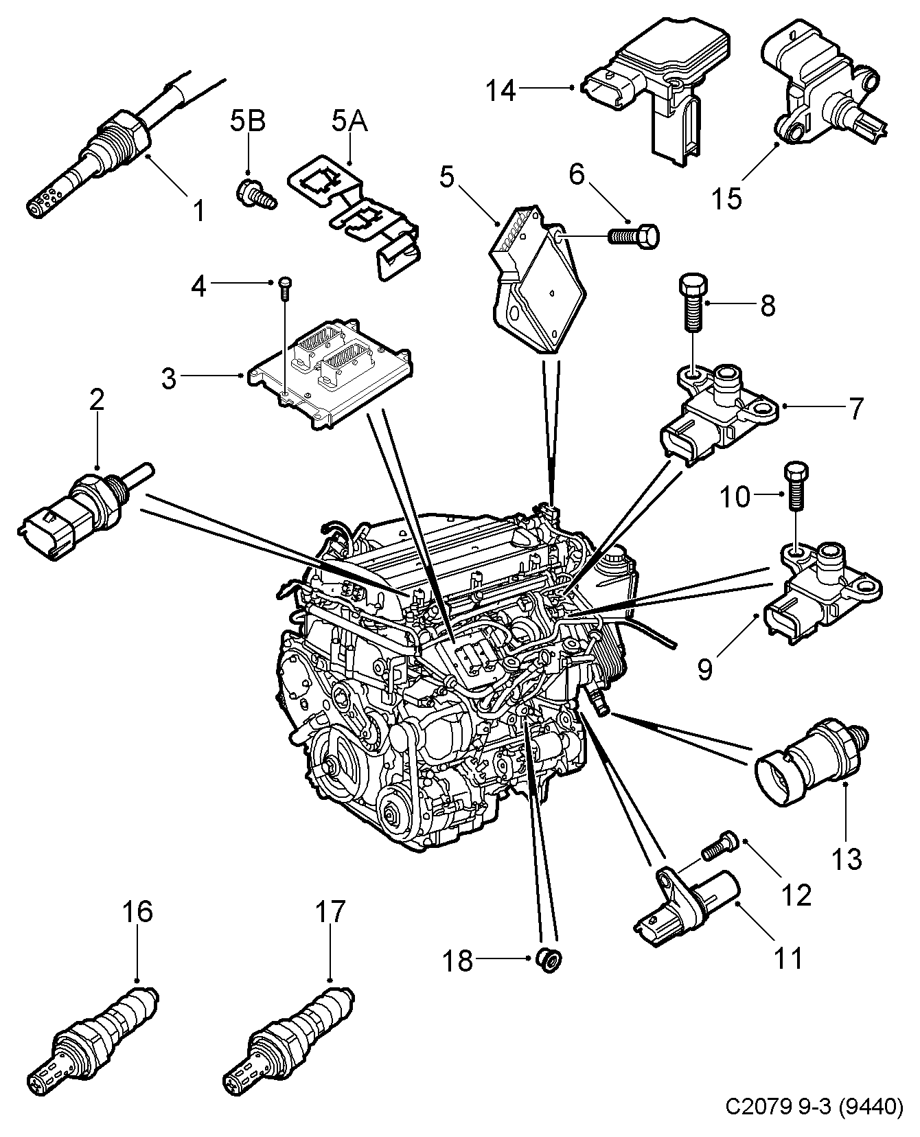 GM 55353149 - Sonda Lambda allinparts.ro