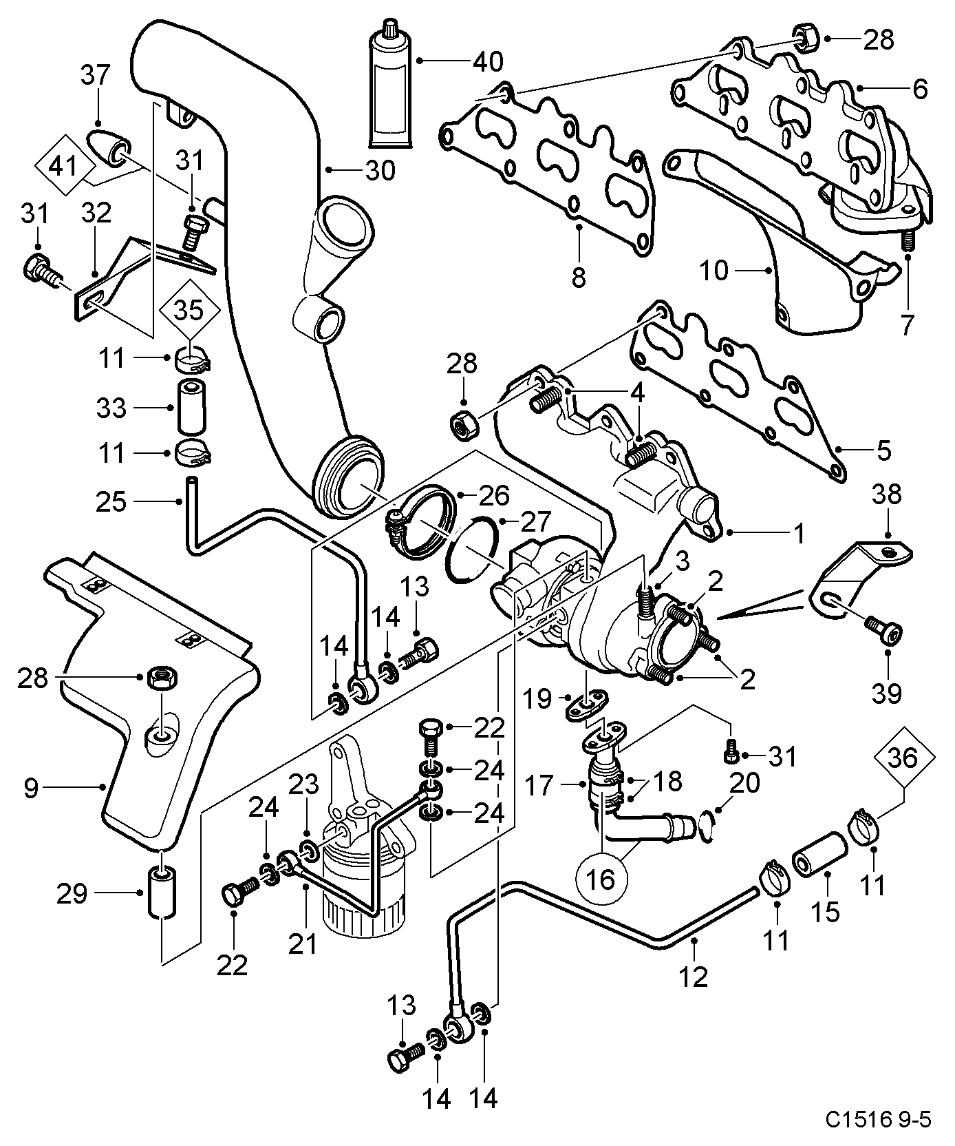 FCA 4503538 - Piulita,galeria de evacuare allinparts.ro