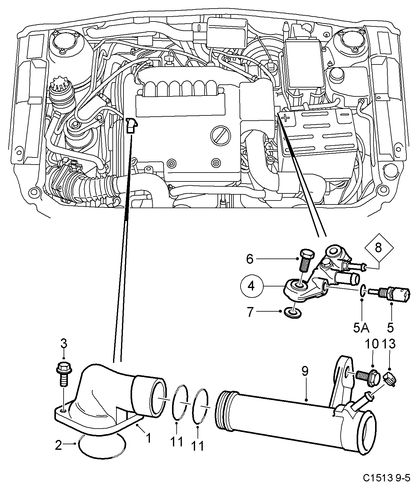 SAAB 47 73 586 - Senzor,temperatura lichid de racire allinparts.ro