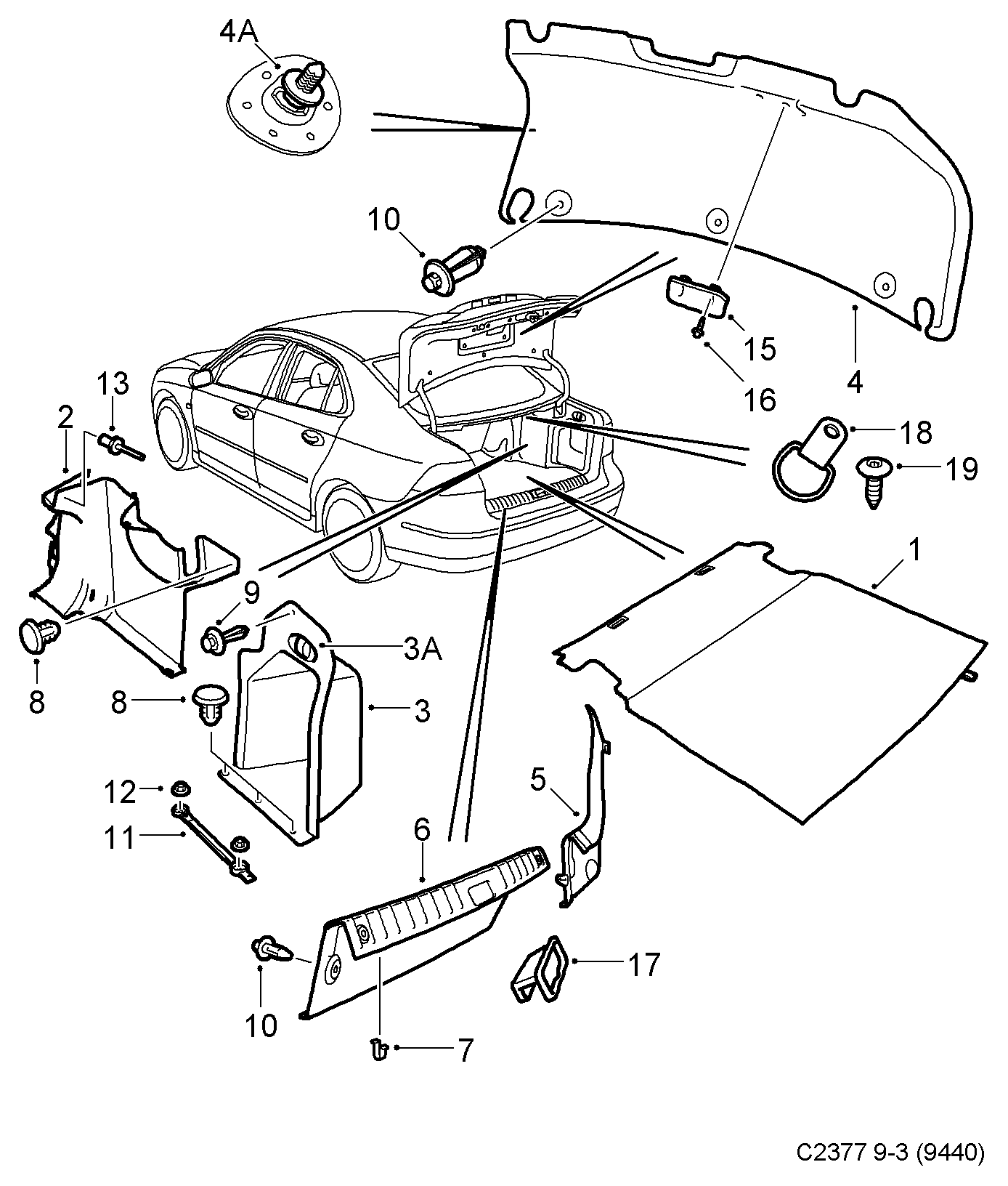 SAAB 92152011 - Piulita,galeria de evacuare allinparts.ro