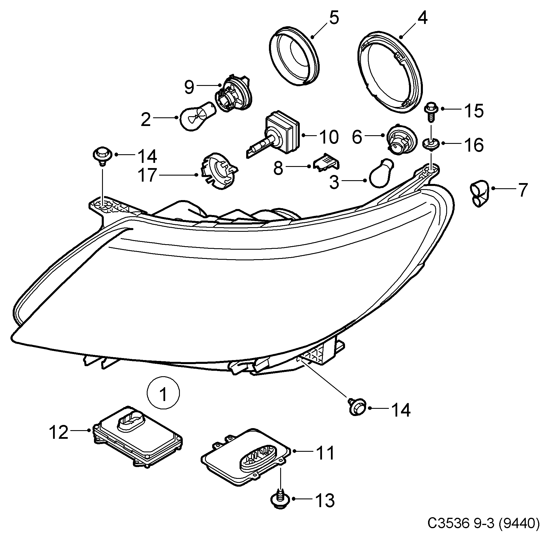 PSA 12767670 - Unitate de control,lumini allinparts.ro