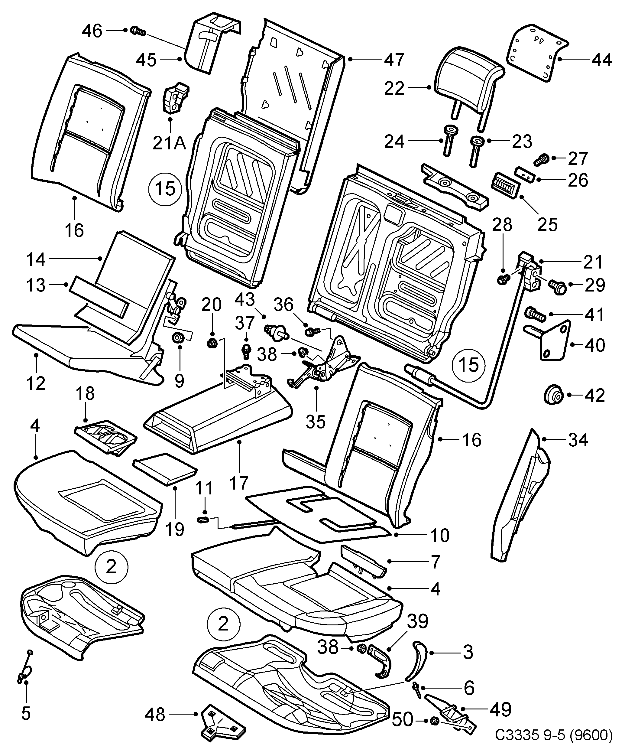 GM 5005335 - Cilindru receptor frana allinparts.ro