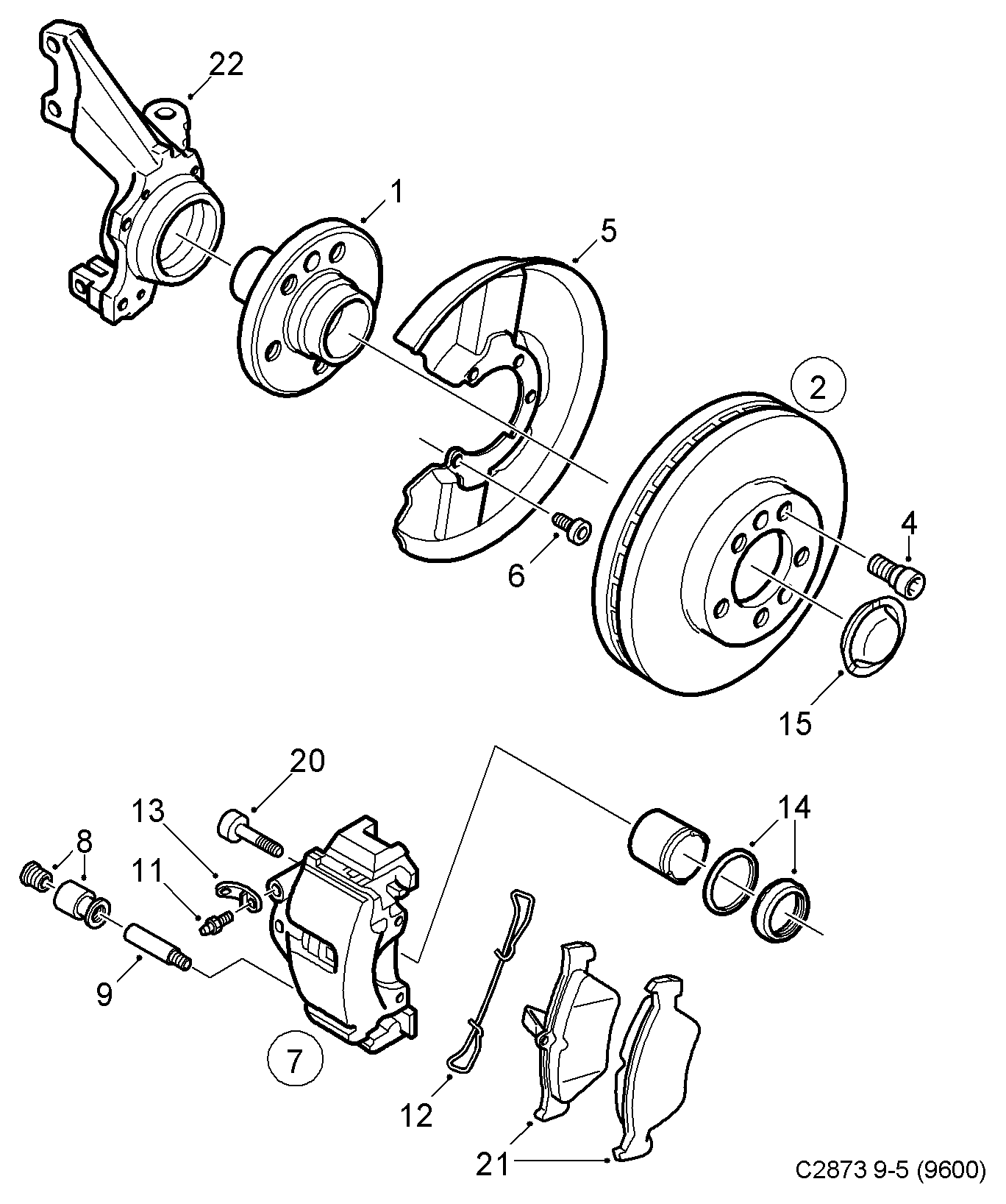 GM 5055413 - Etrier frana allinparts.ro