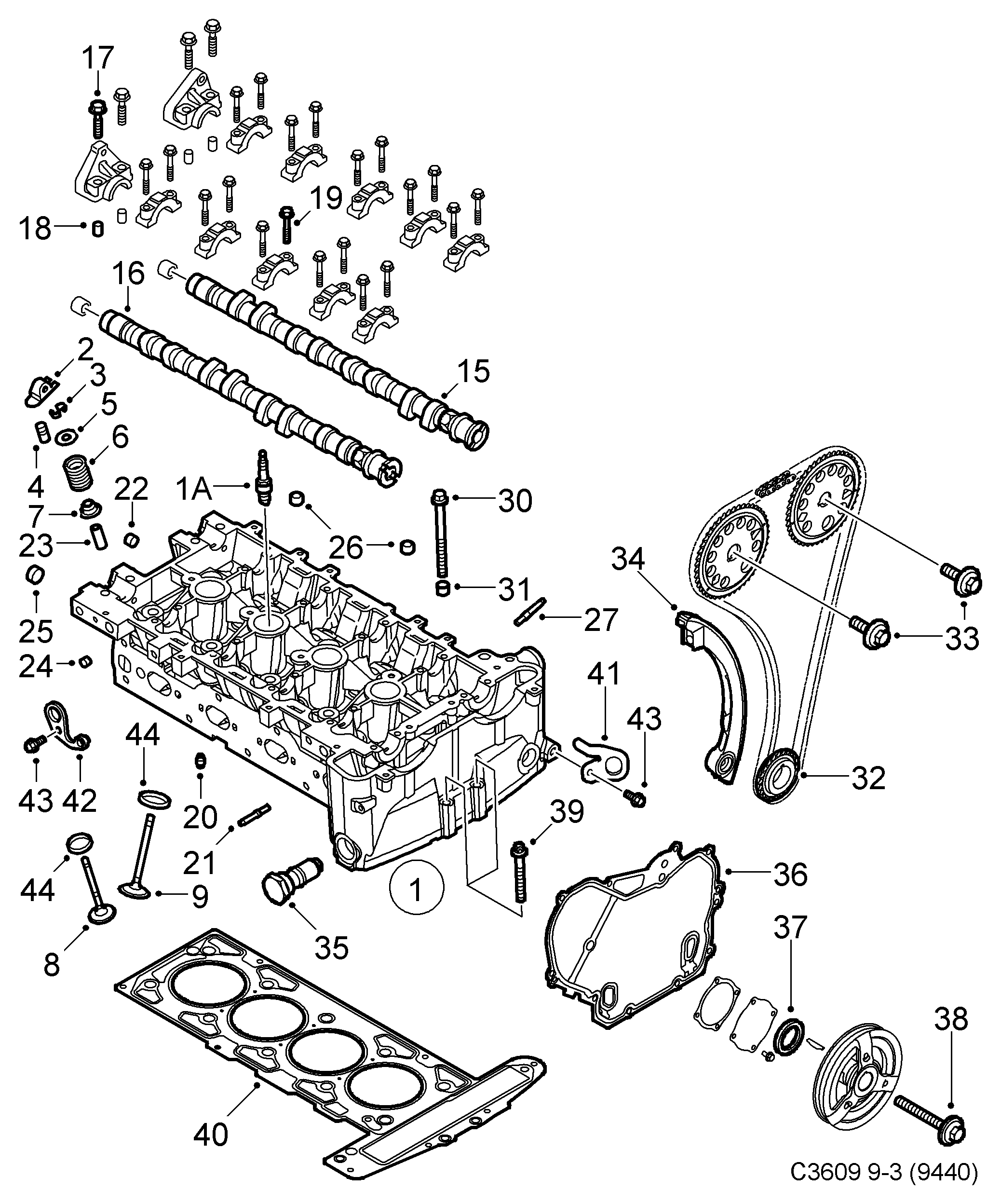 PSA 24100004 - Culbutor, tren supape allinparts.ro