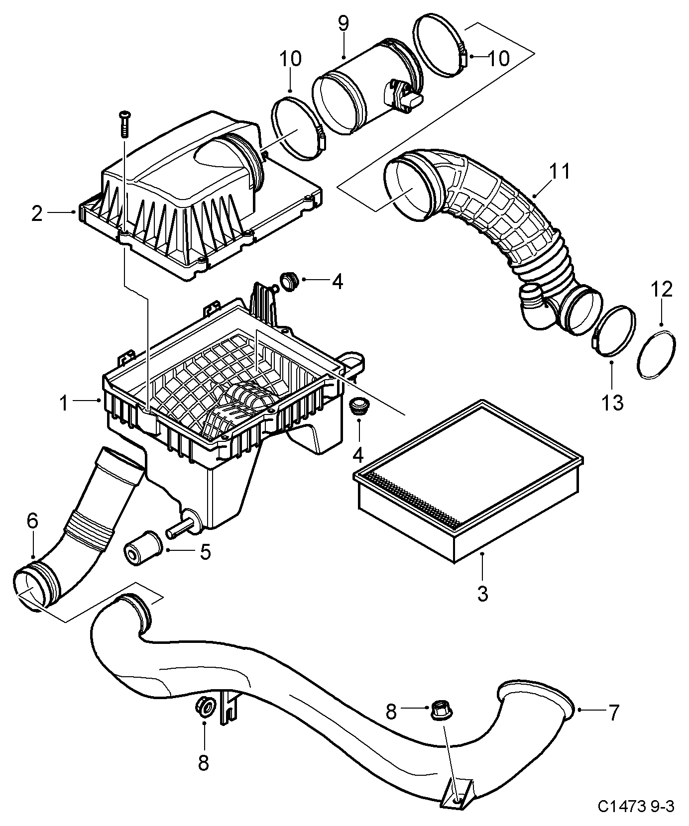 GM 24437503 - Senzor debit aer allinparts.ro