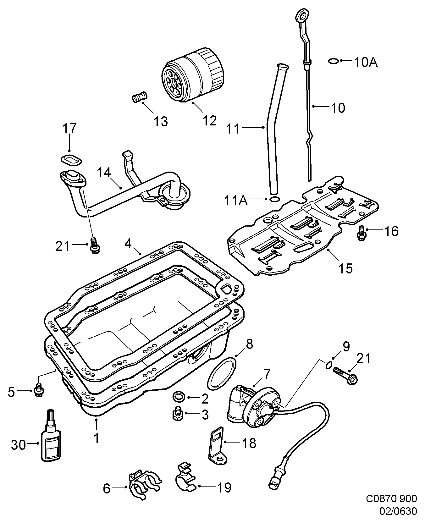 SAAB 4502696 - Filtru ulei allinparts.ro