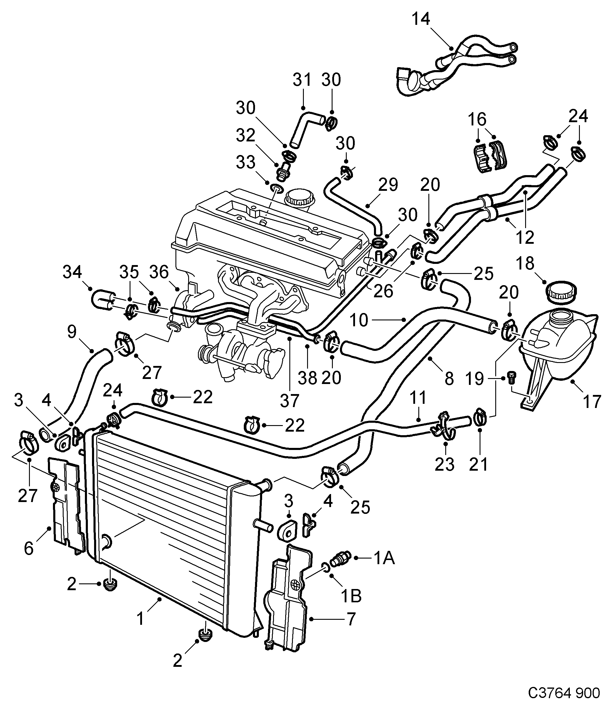 SAAB 43 567 70 - Buson,vas expansiune allinparts.ro