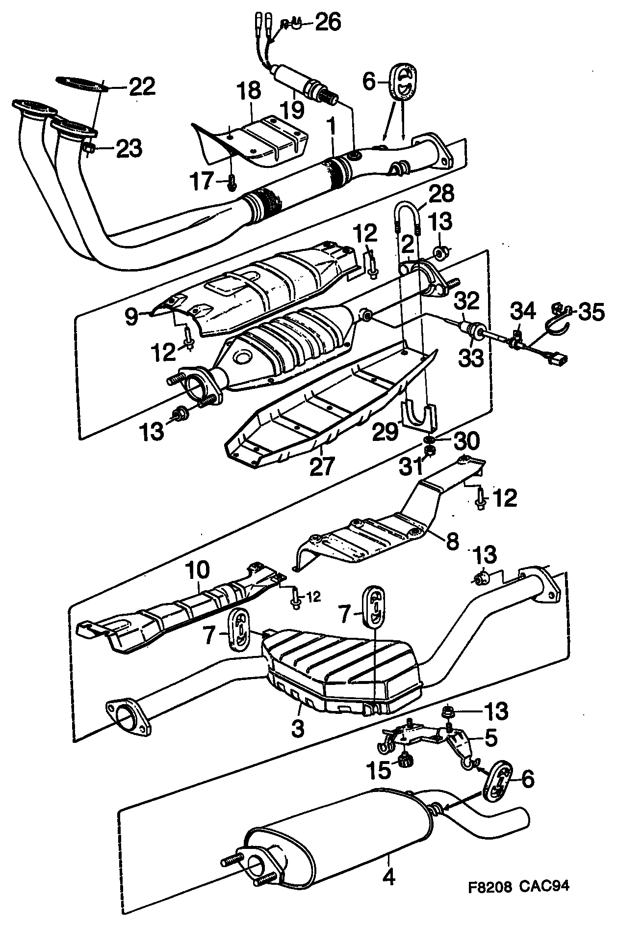 SAAB 91 46 945 - Sonda Lambda allinparts.ro