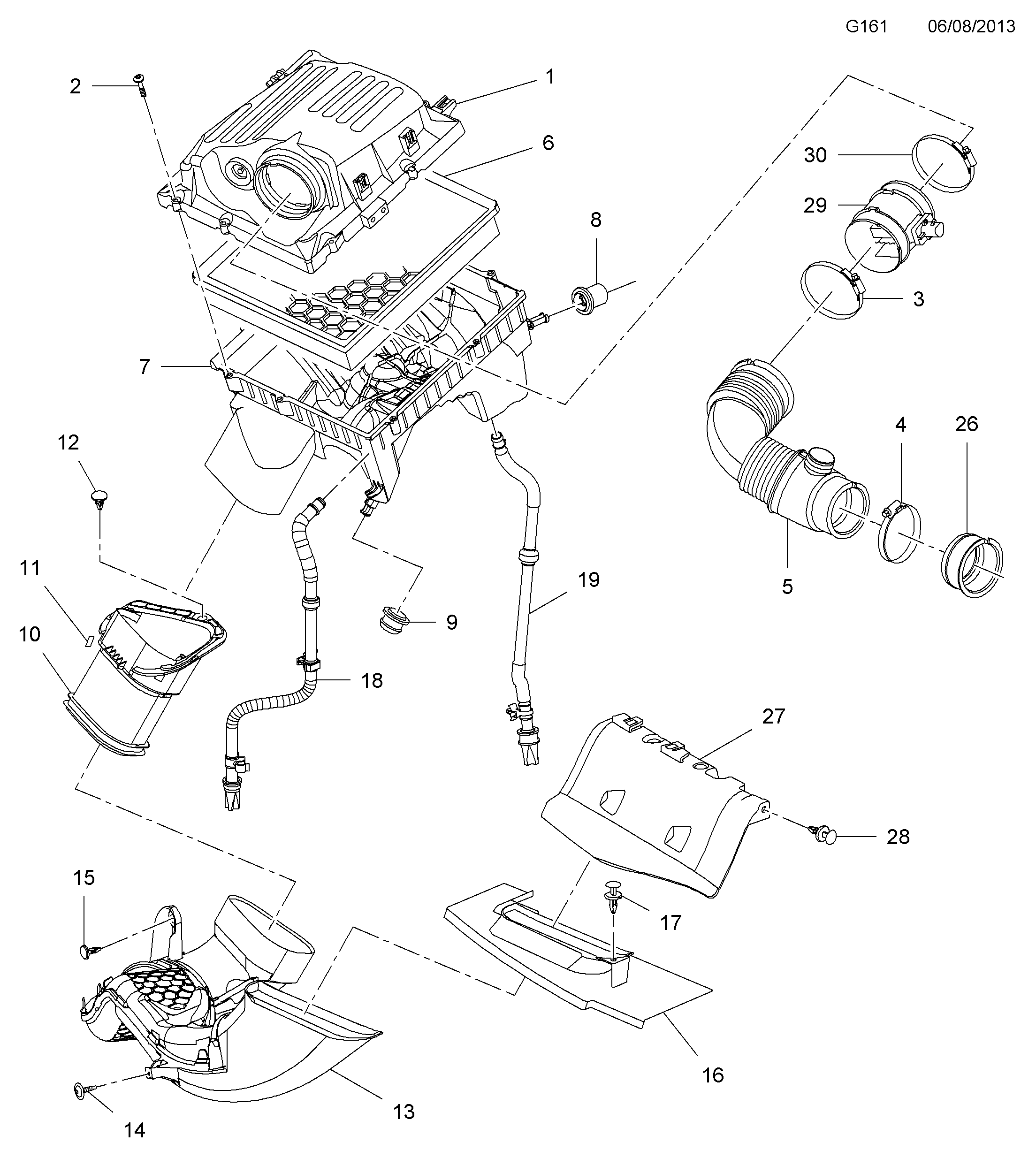 PSA 836457 - Senzor debit aer allinparts.ro
