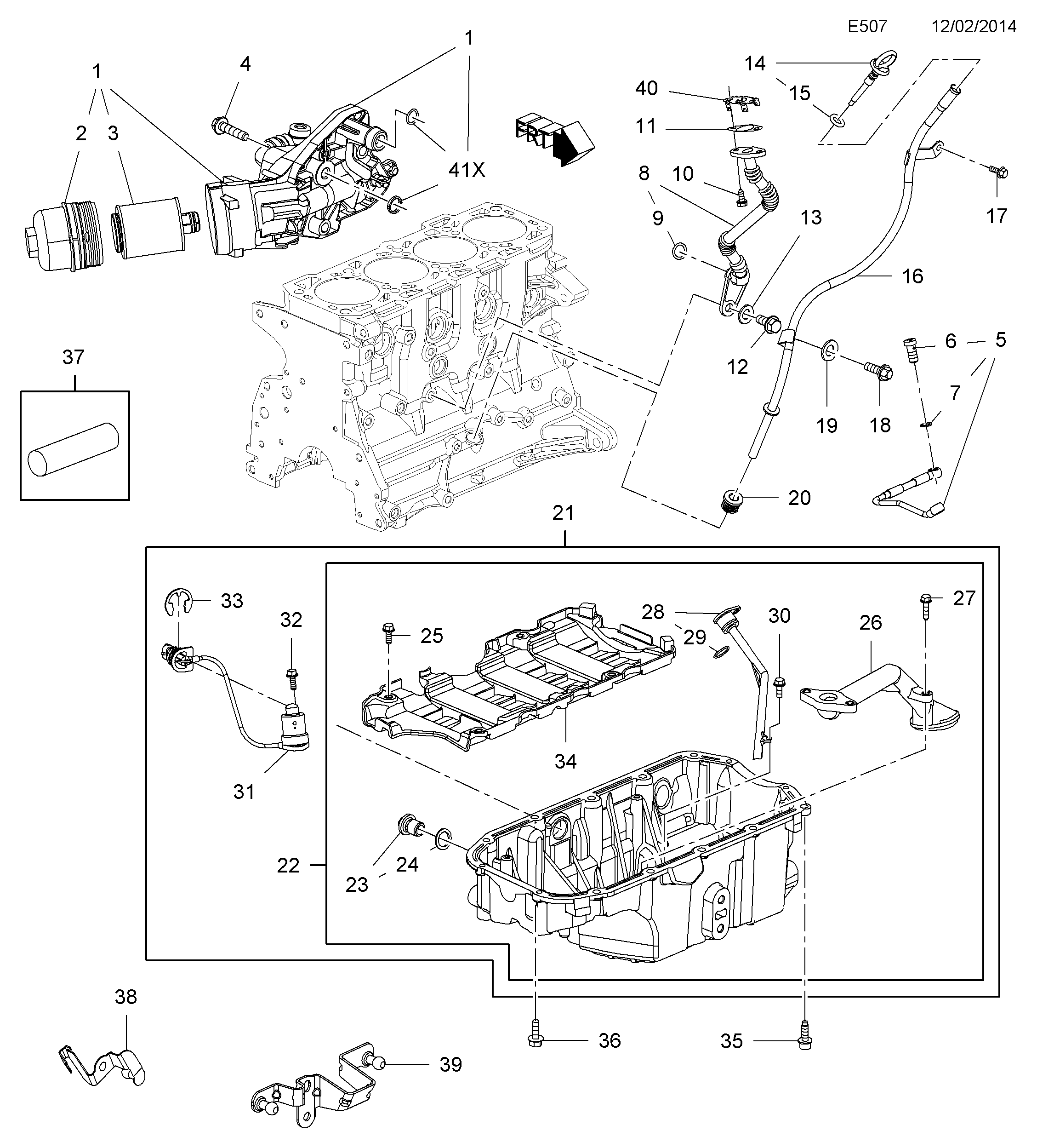 PSA 650017 - Filtru ulei allinparts.ro