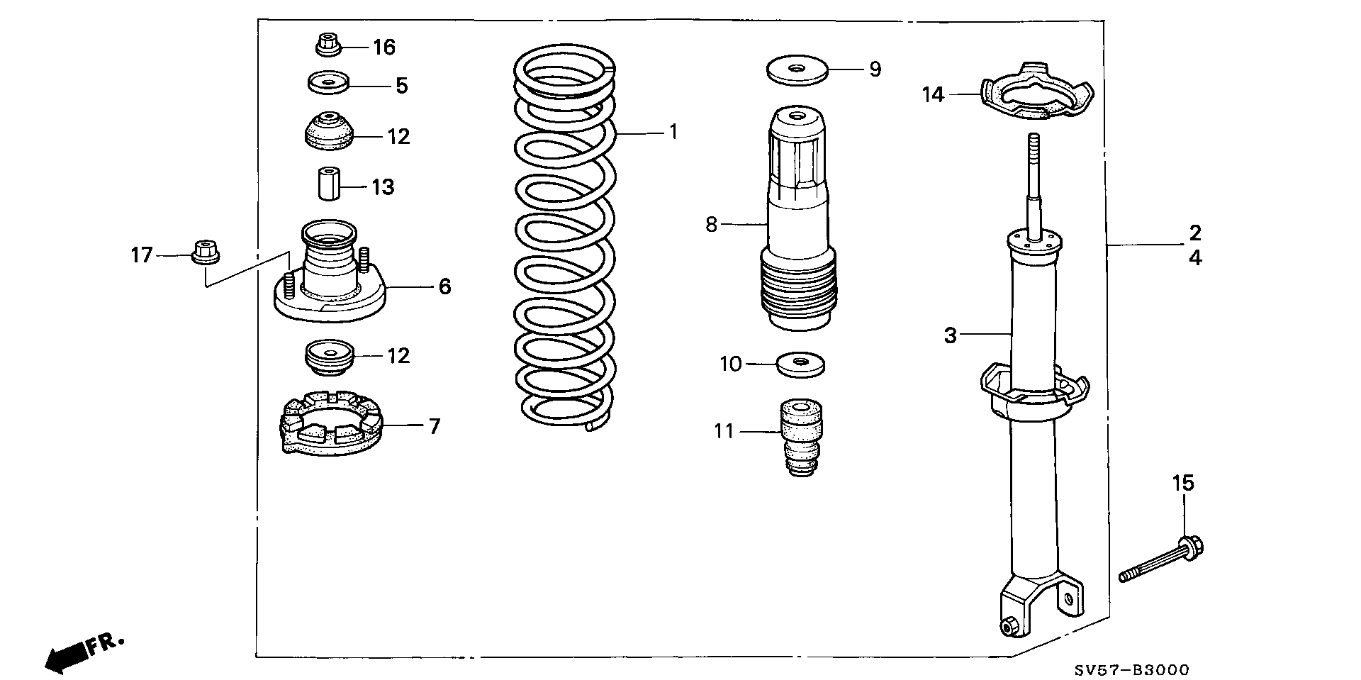 MAZDA 52728SM1A02 - Rulment sarcina suport arc allinparts.ro