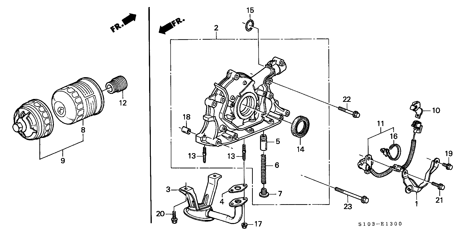 Honda 15400PR3315 - Filtru ulei allinparts.ro