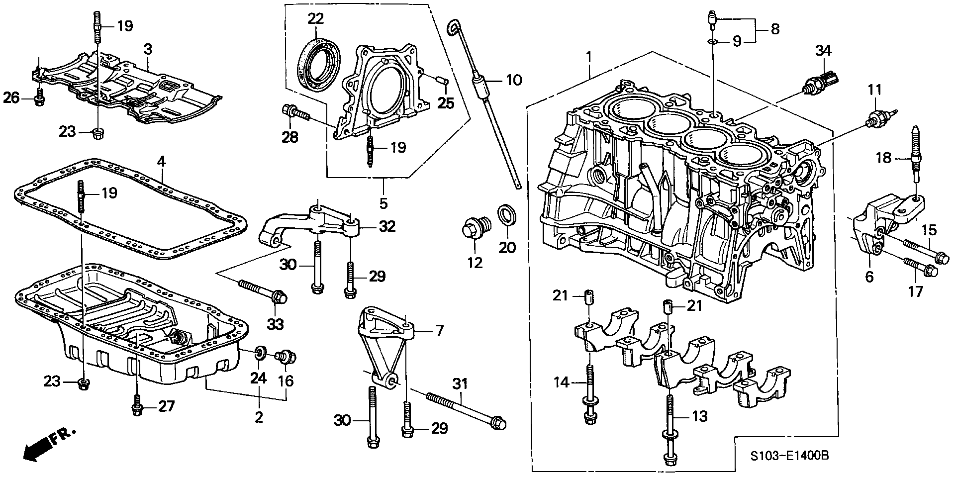 Honda 91214P2FA01 - Simering, arbore cotit allinparts.ro