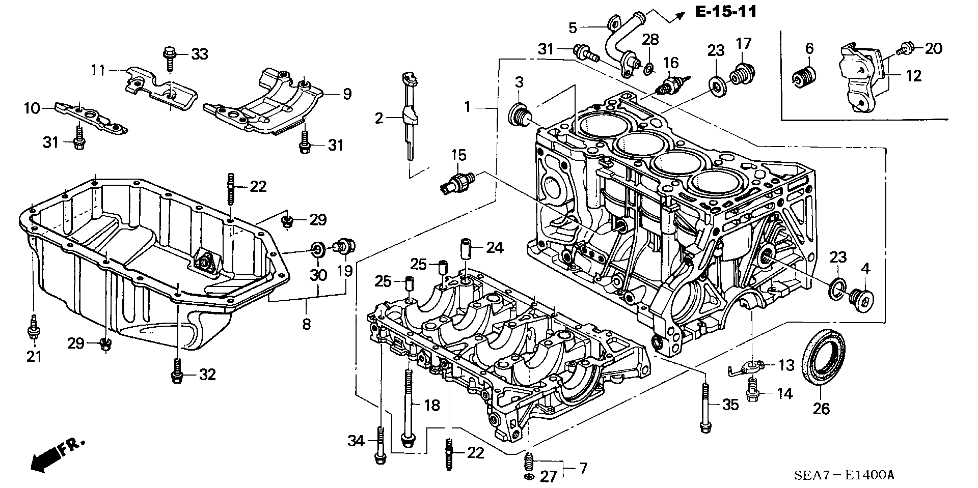 Honda 91214-PWA-003 - Simering, arbore cotit allinparts.ro