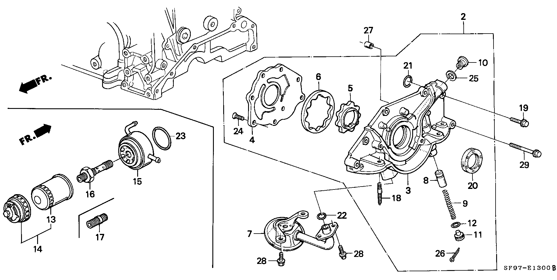 Honda 15400PR3305 - Filtru ulei allinparts.ro