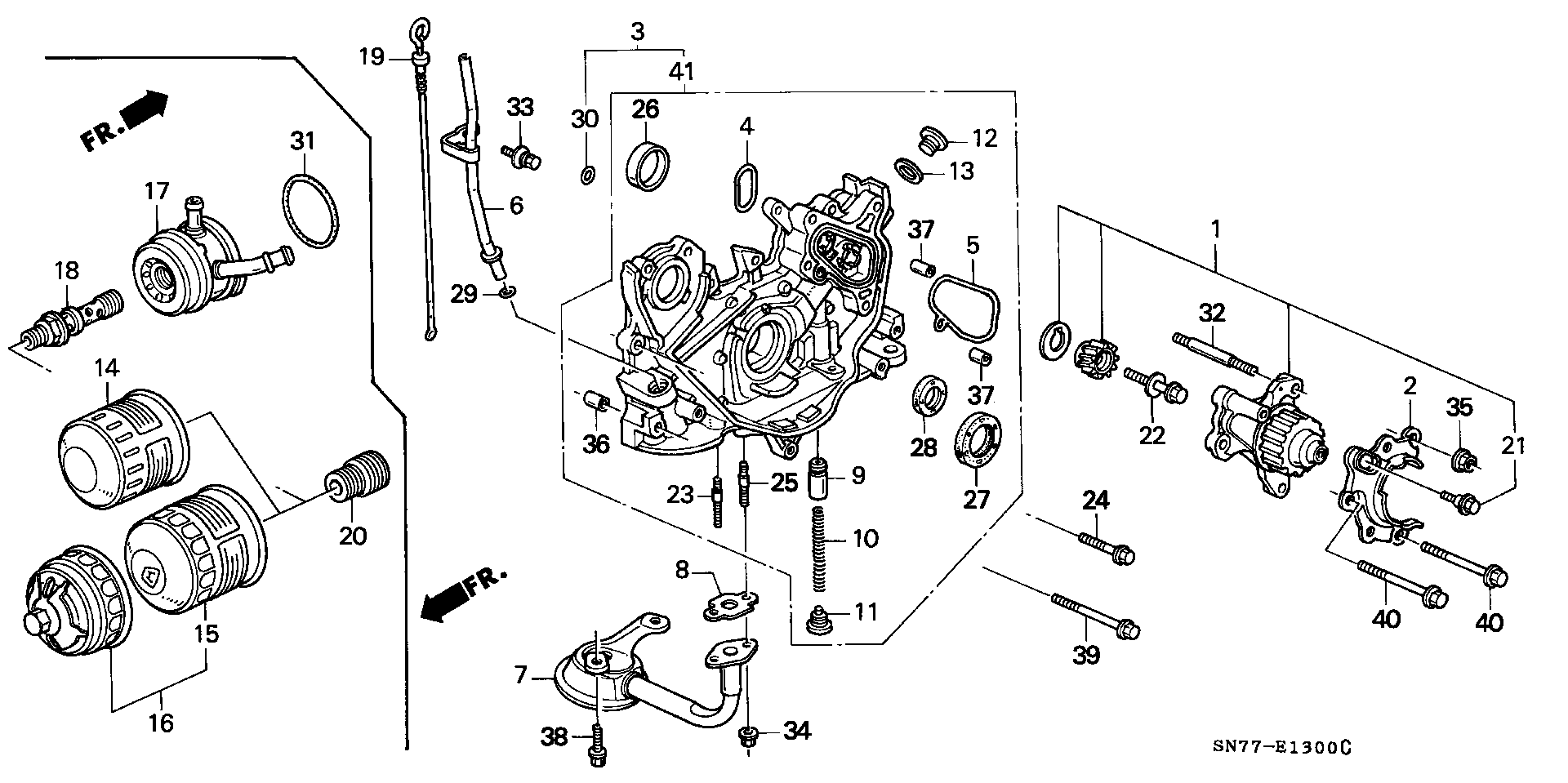 ACURA 15400PH1F03 - Filtru ulei allinparts.ro