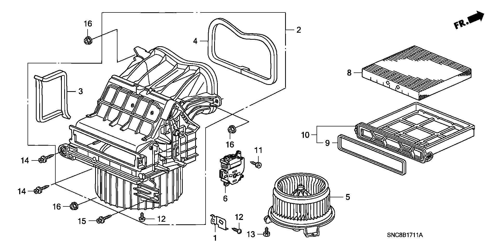 ACURA 80291SEPH01 - Filtru, aer habitaclu allinparts.ro