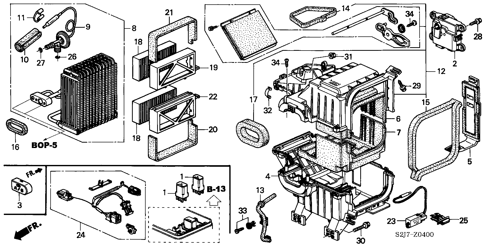 Honda 80297S2HG01 - Filtru, aer habitaclu allinparts.ro