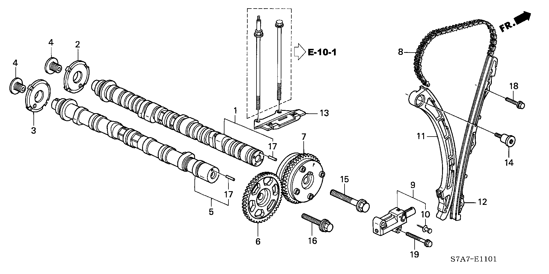 Land Rover 14540-PRB-A01 - Chit lant de distributie allinparts.ro
