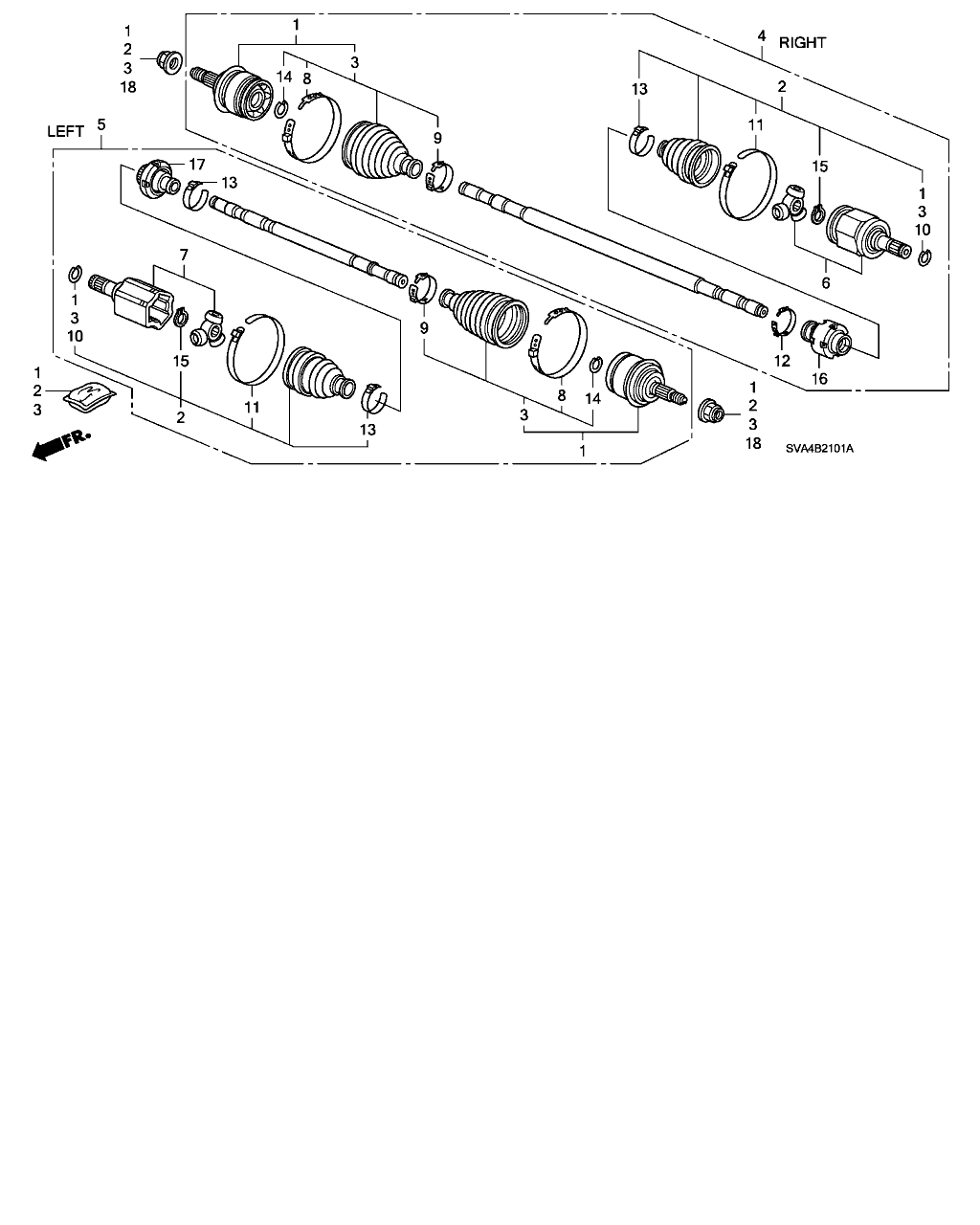 Honda 44017-SNE-A01 - Burduf cauciuc, articulatie planetara allinparts.ro