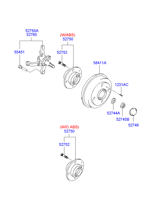 BMW 5271025001 - Butuc roata allinparts.ro