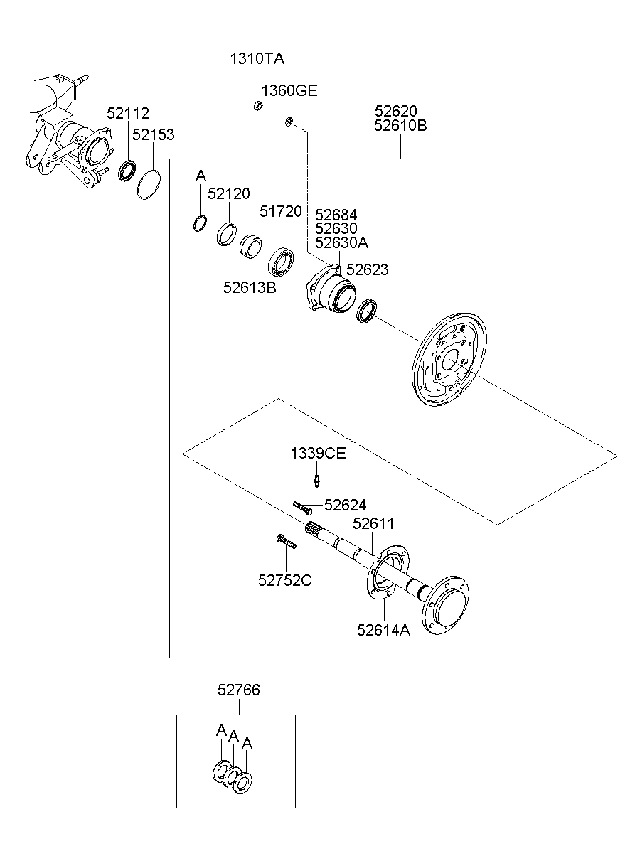 KIA-HYUNDAI HR208014 - Set rulment roata allinparts.ro