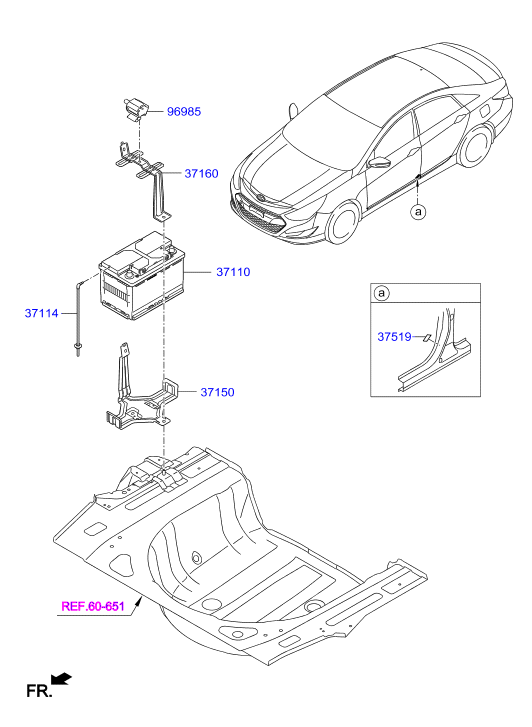 KIA-HYUNDAI 371104R000 - Baterie de pornire allinparts.ro