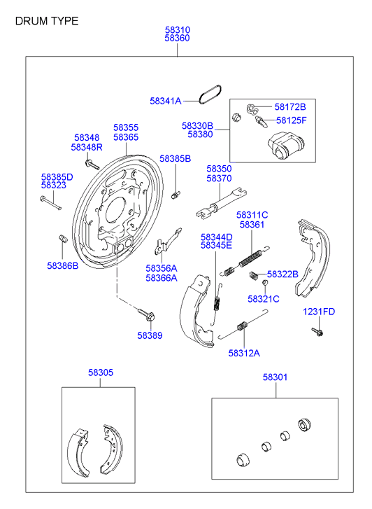 TOYOTA 58380-2D000 - Cilindru receptor frana allinparts.ro