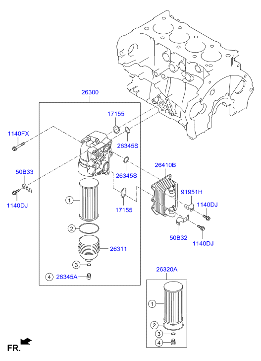 KIA-HYUNDAI 263202F010 - Filtru ulei allinparts.ro